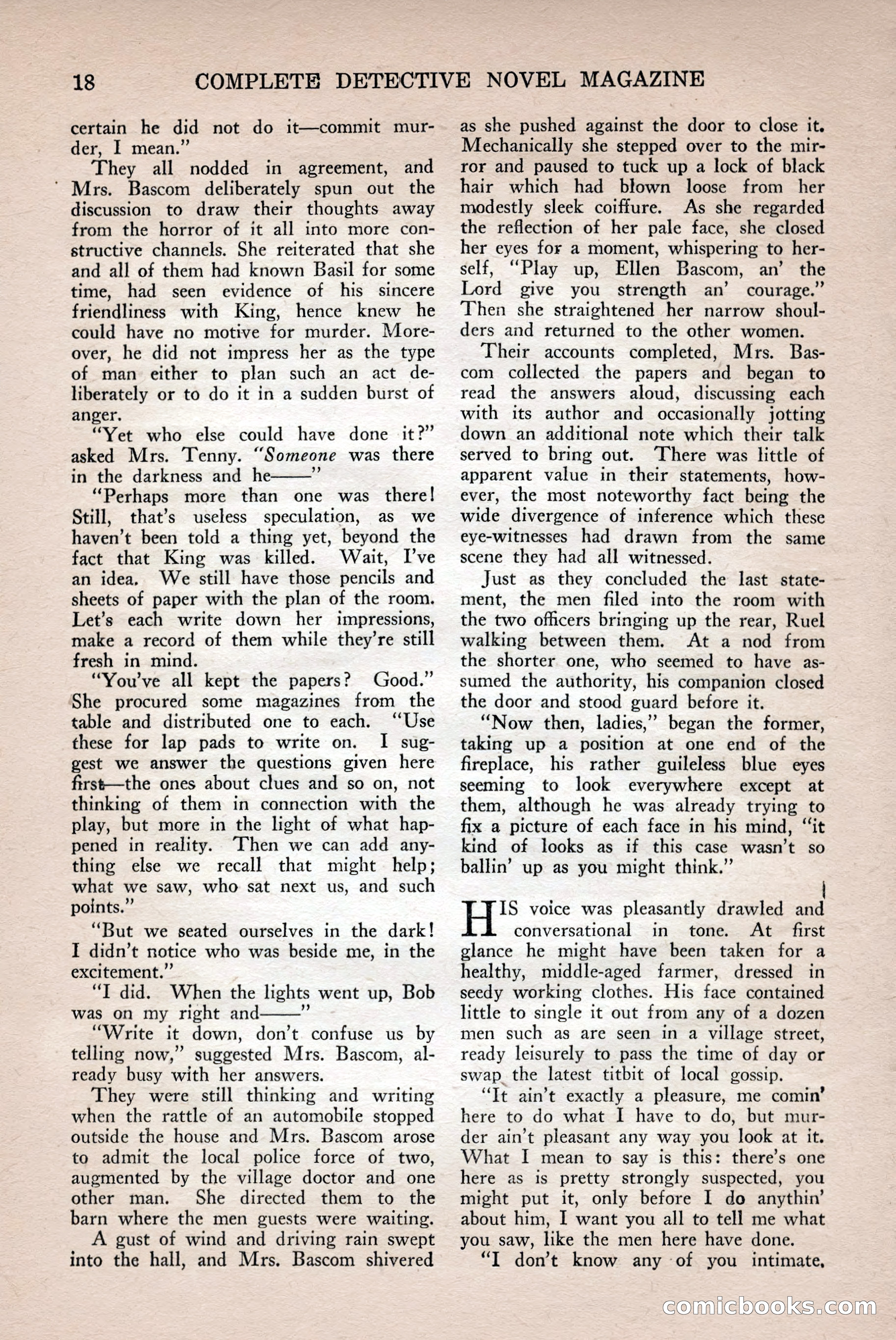 Complete Detective Novel Magazine — page 20 of 132