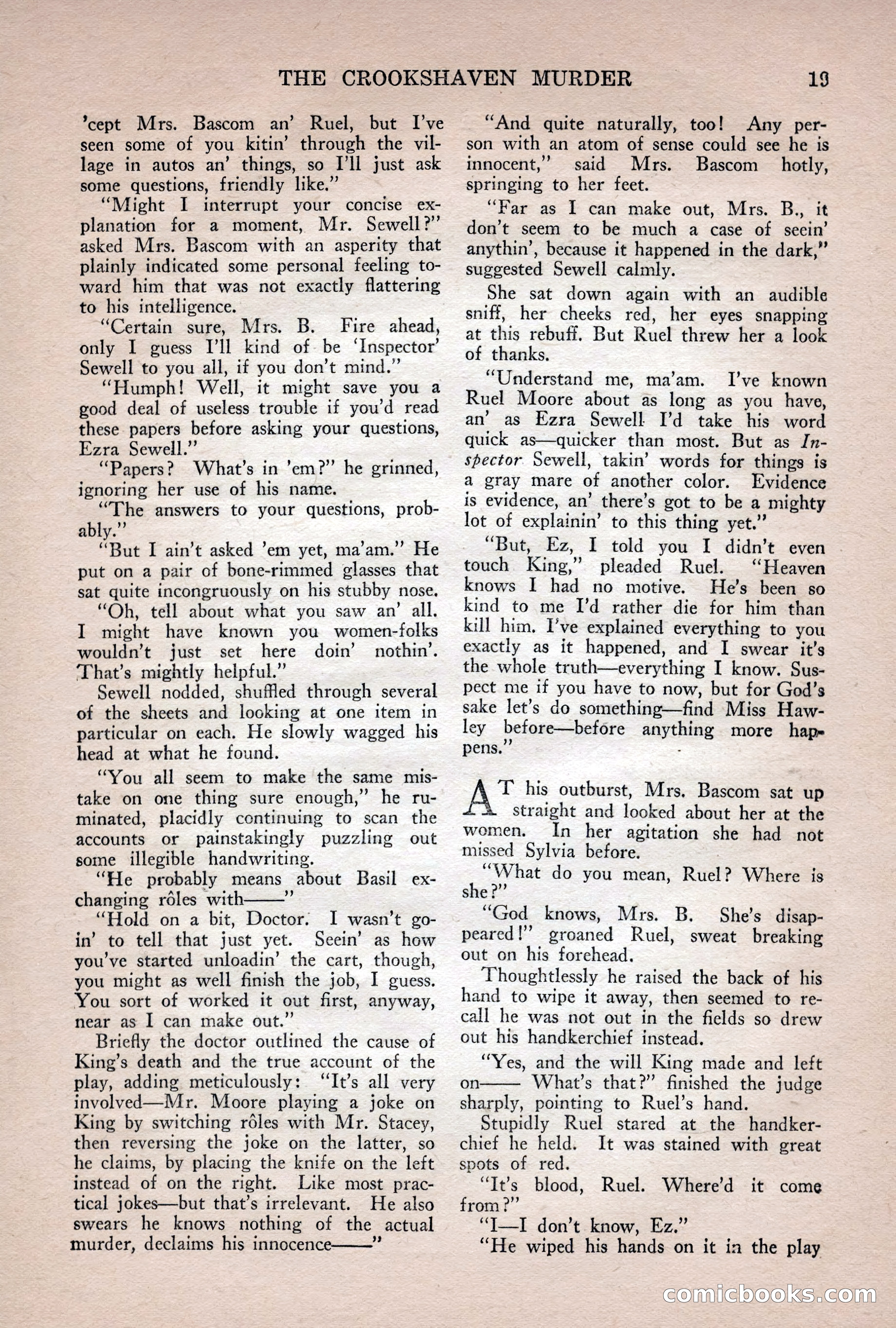 Complete Detective Novel Magazine — page 21 of 132