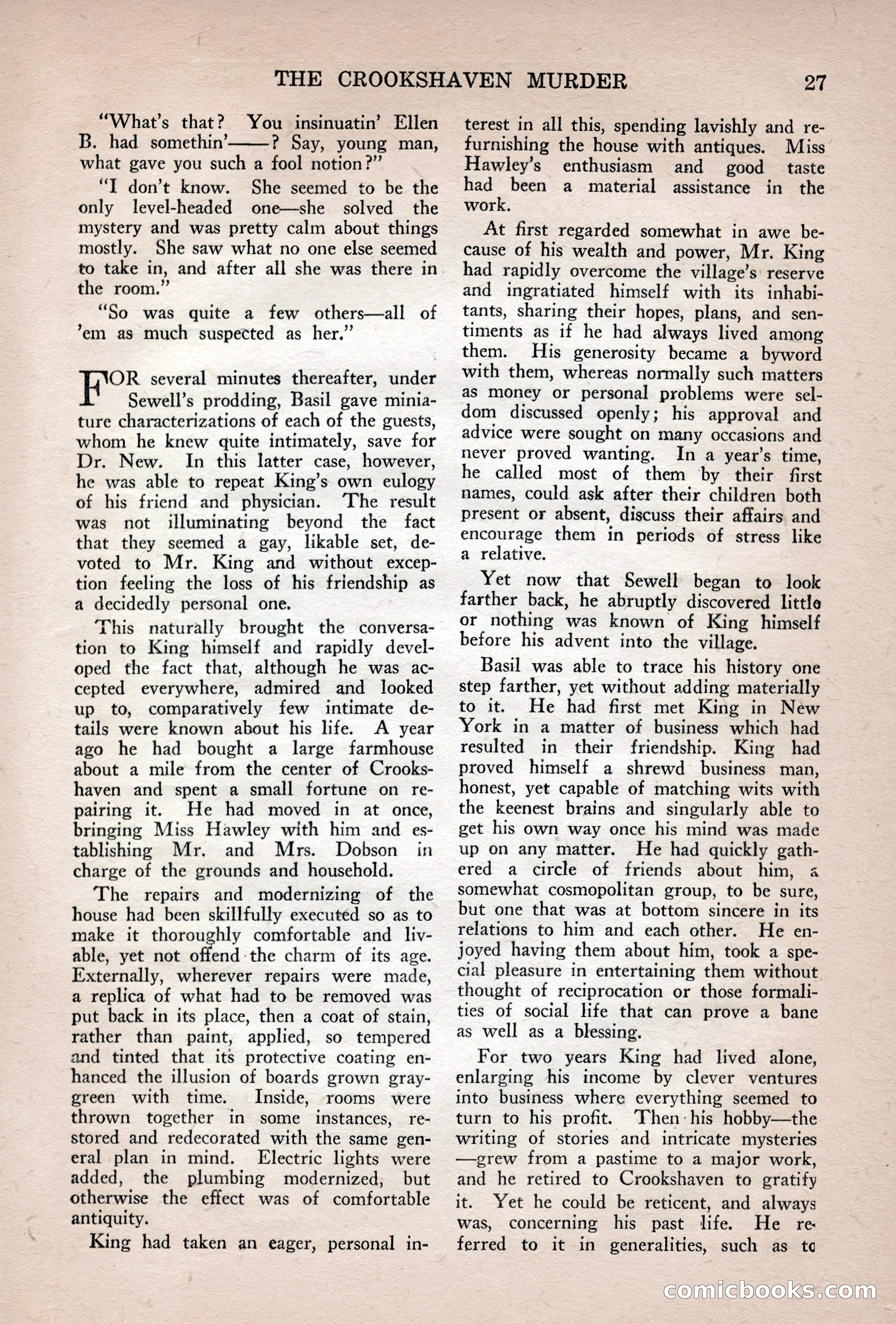 Complete Detective Novel Magazine — page 29 of 132