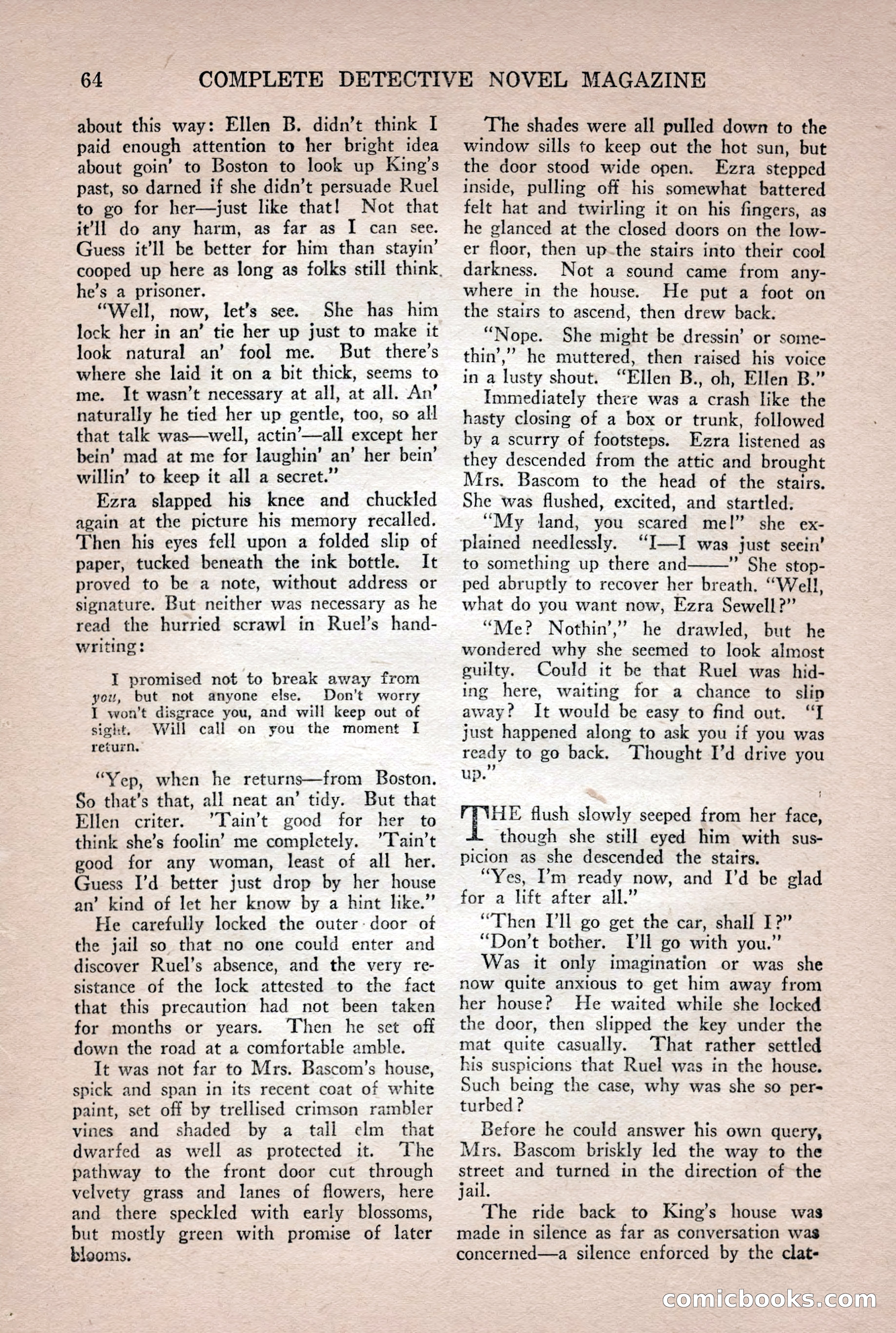Complete Detective Novel Magazine — page 66 of 132