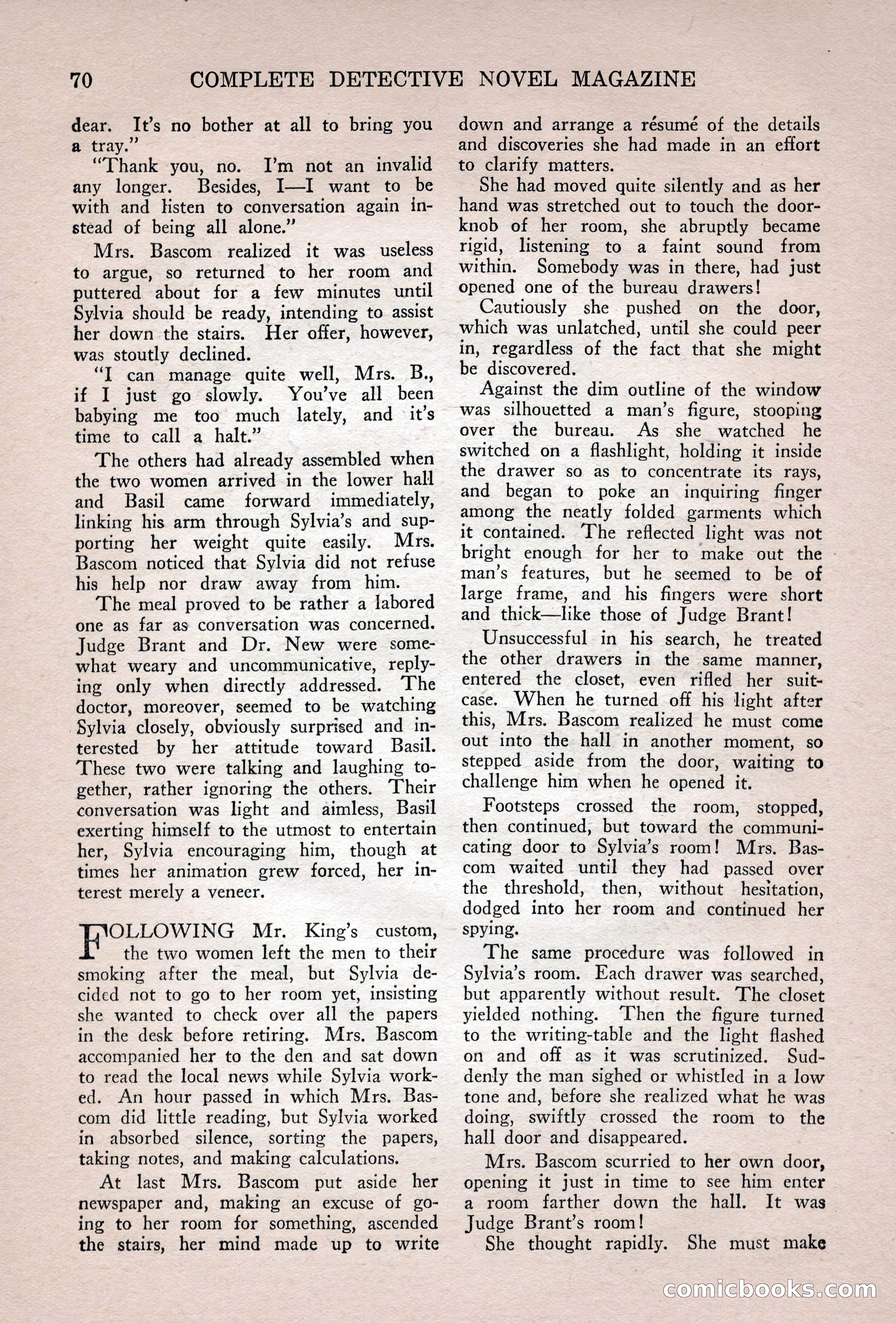 Complete Detective Novel Magazine — page 72 of 132