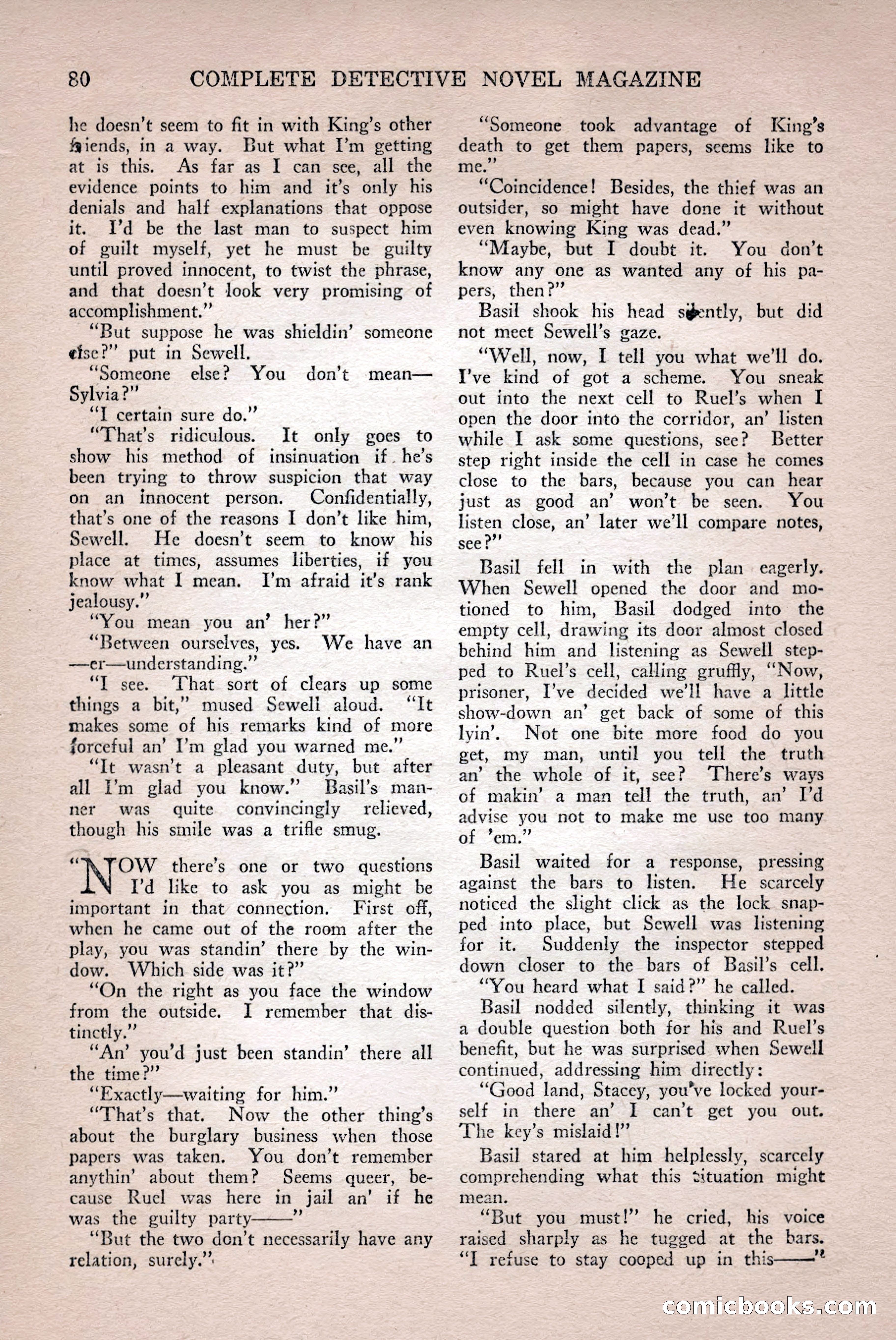 Complete Detective Novel Magazine — page 82 of 132