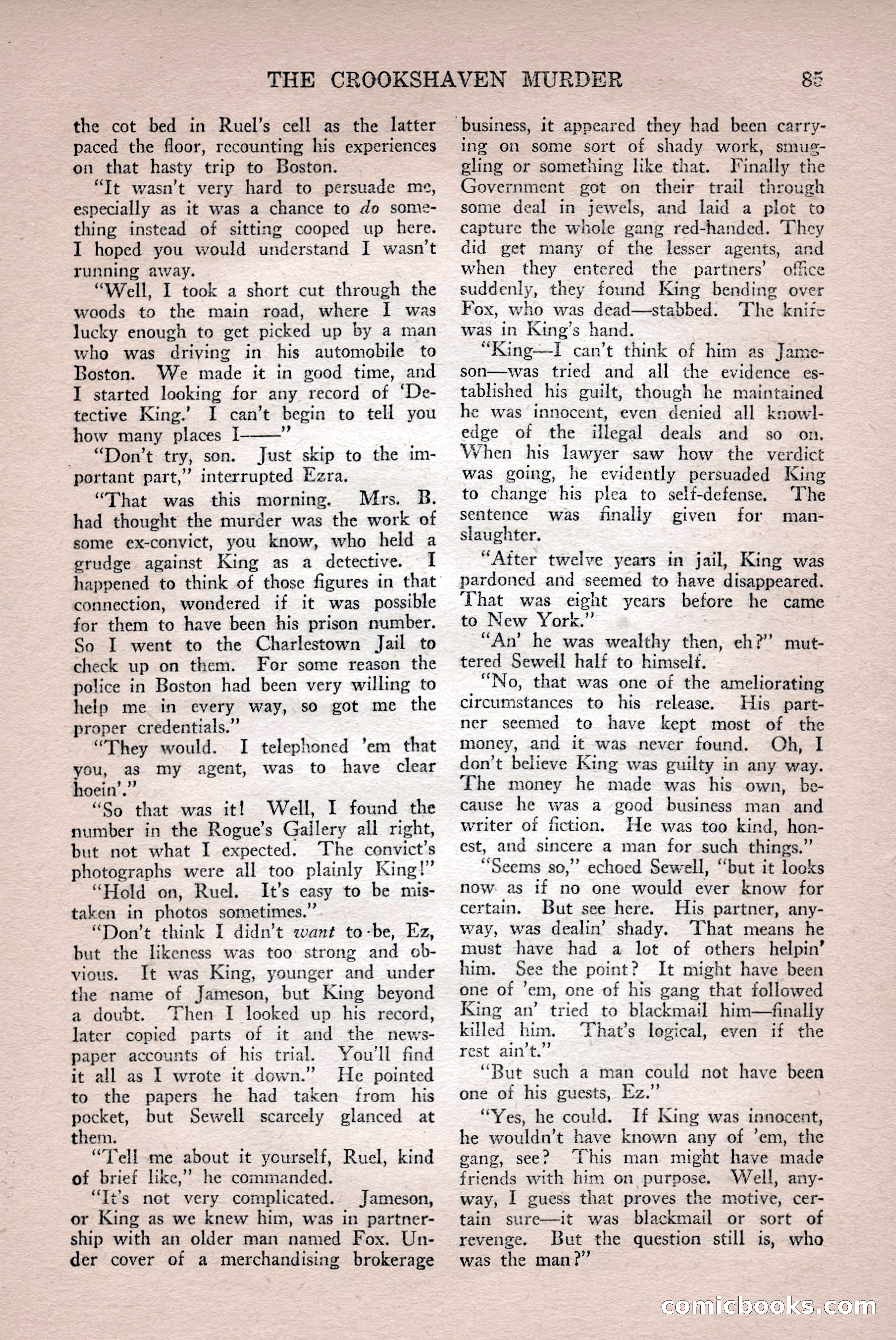 Complete Detective Novel Magazine — page 87 of 132