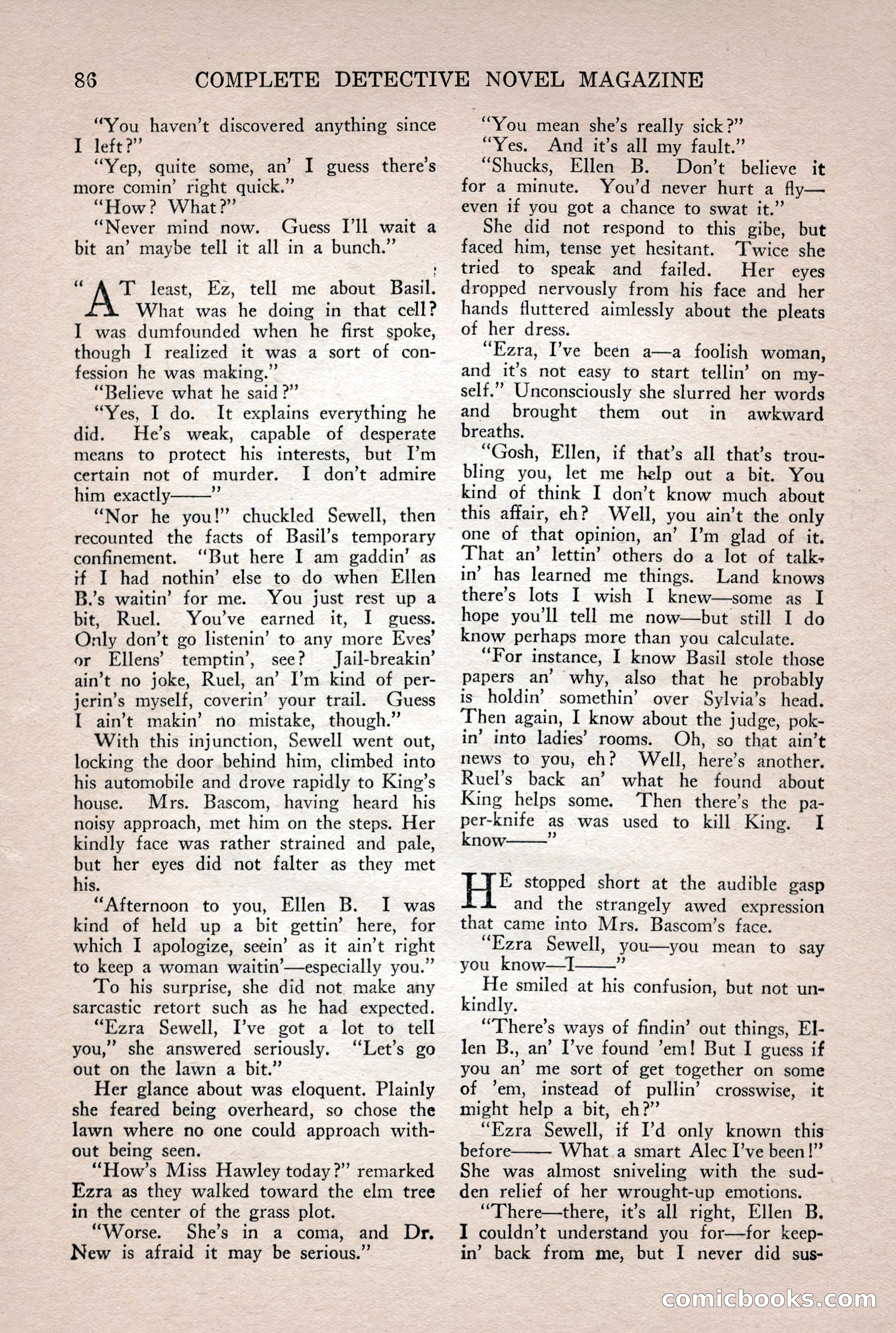Complete Detective Novel Magazine — page 88 of 132