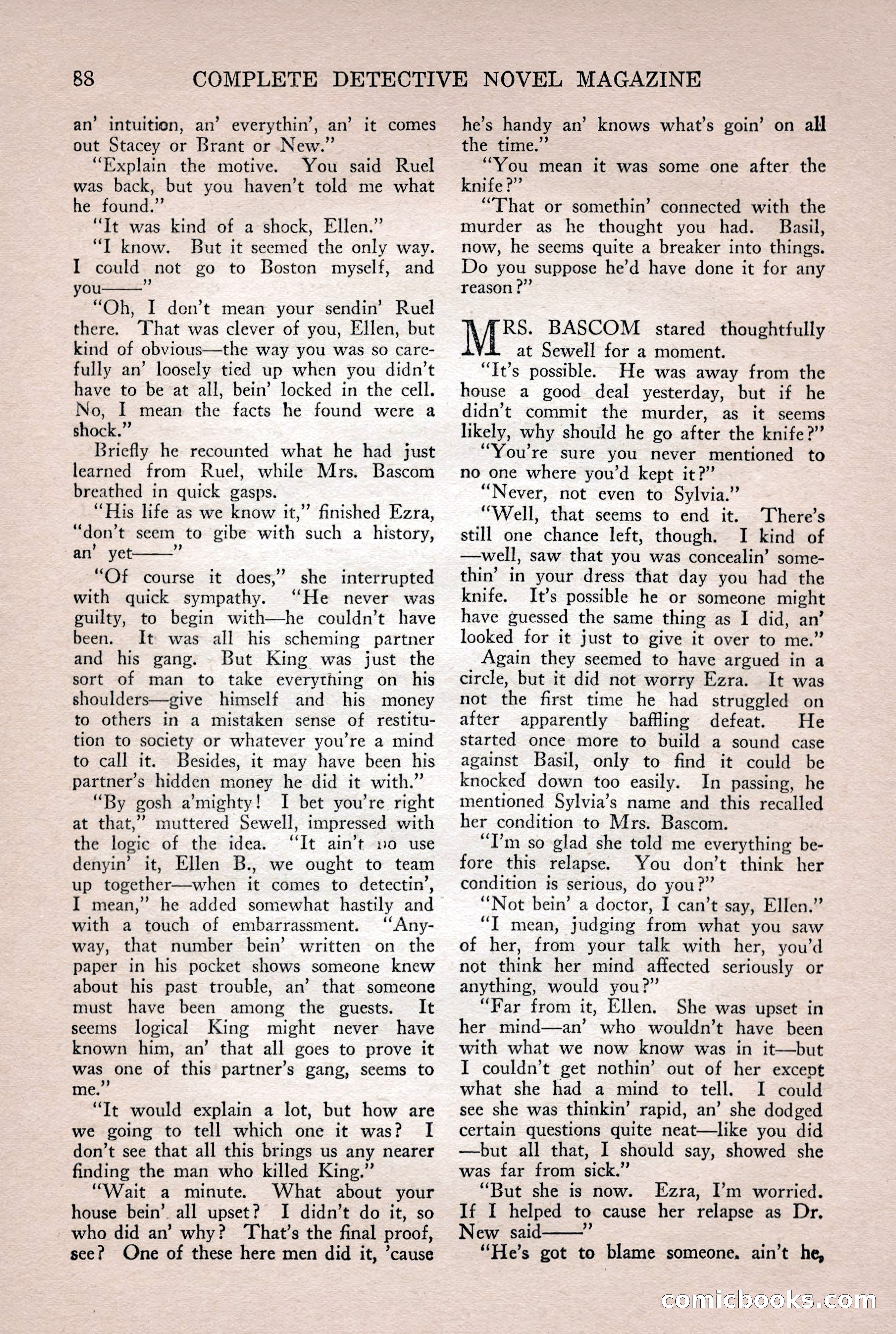 Complete Detective Novel Magazine — page 90 of 132