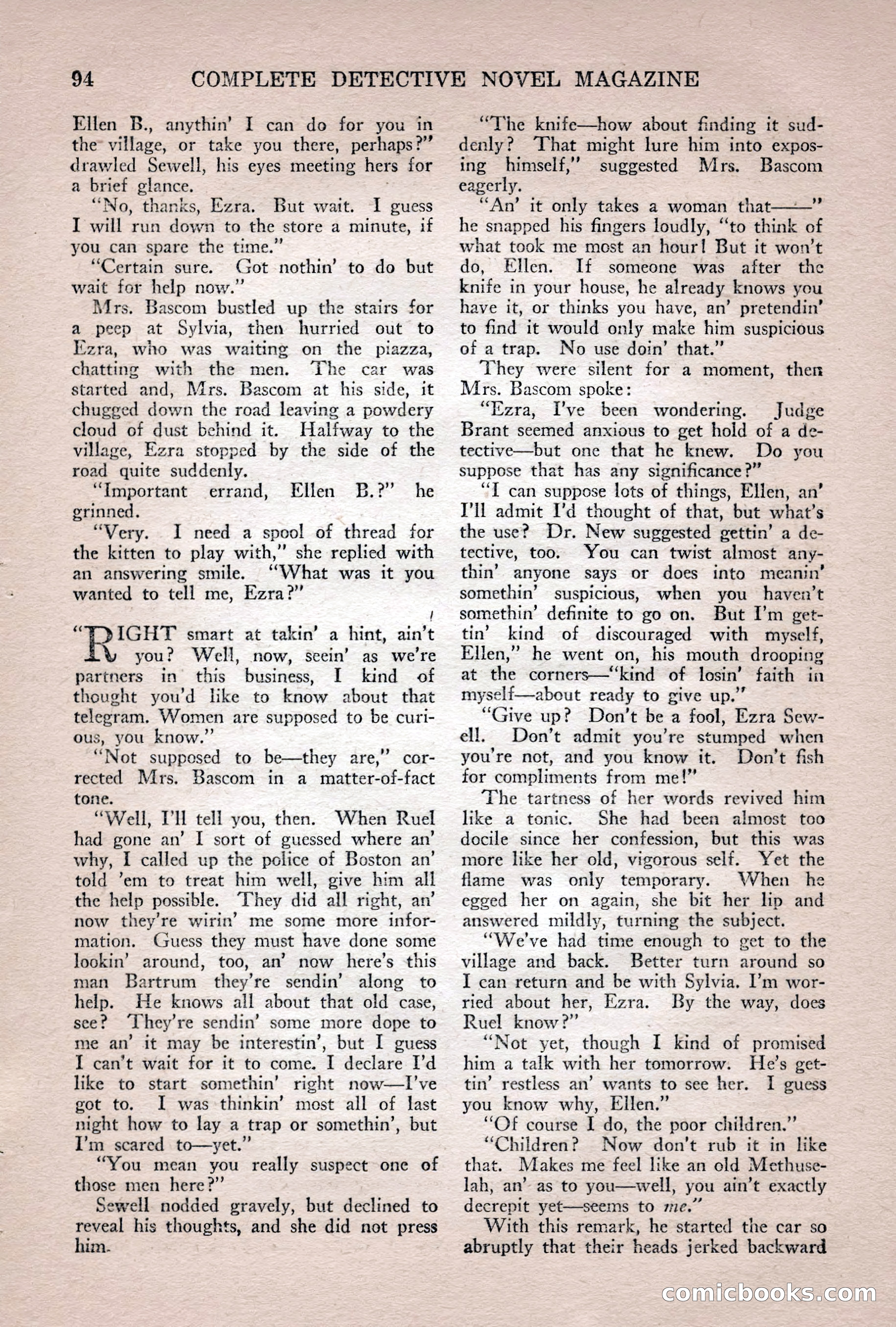 Complete Detective Novel Magazine — page 96 of 132