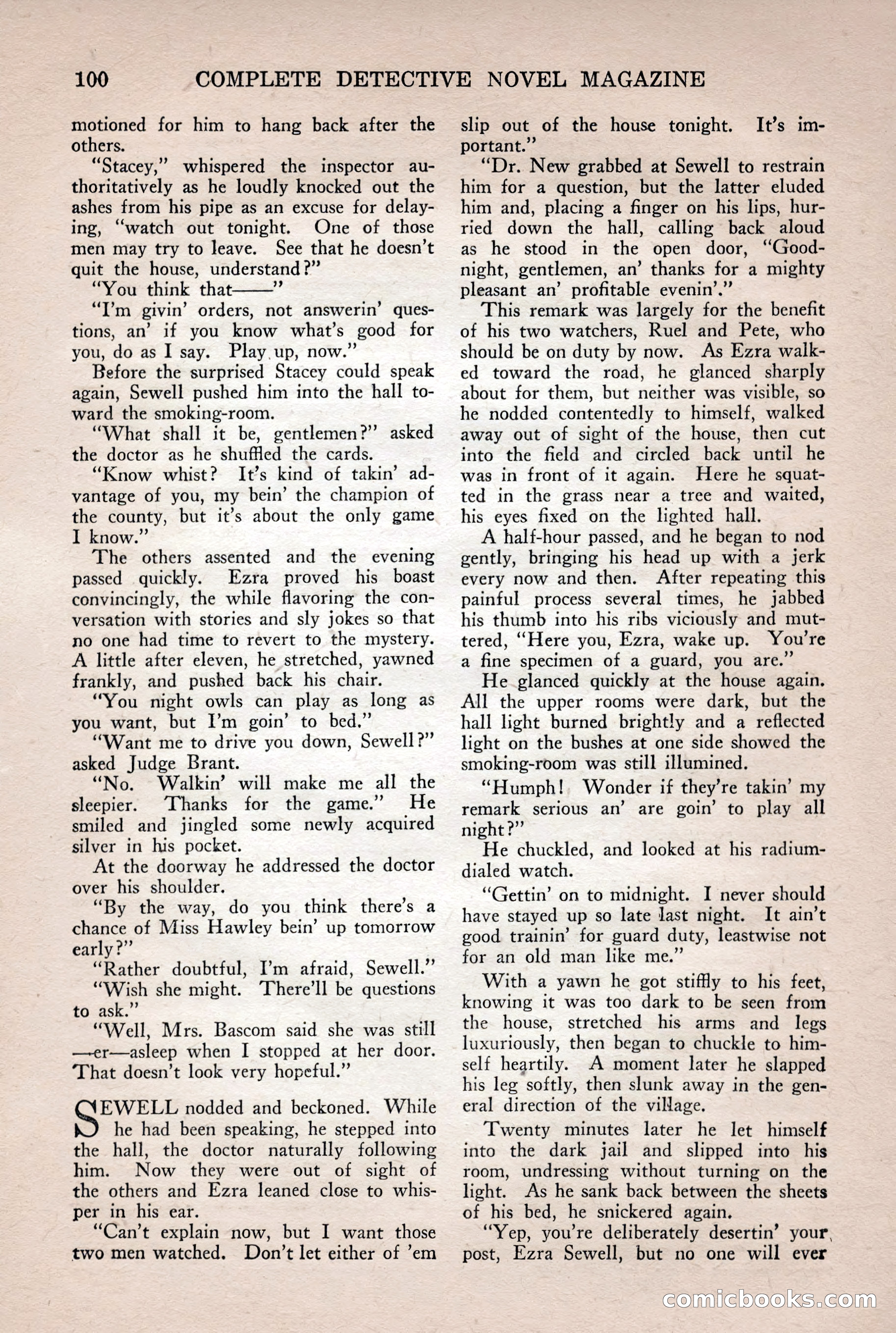 Complete Detective Novel Magazine — page 102 of 132
