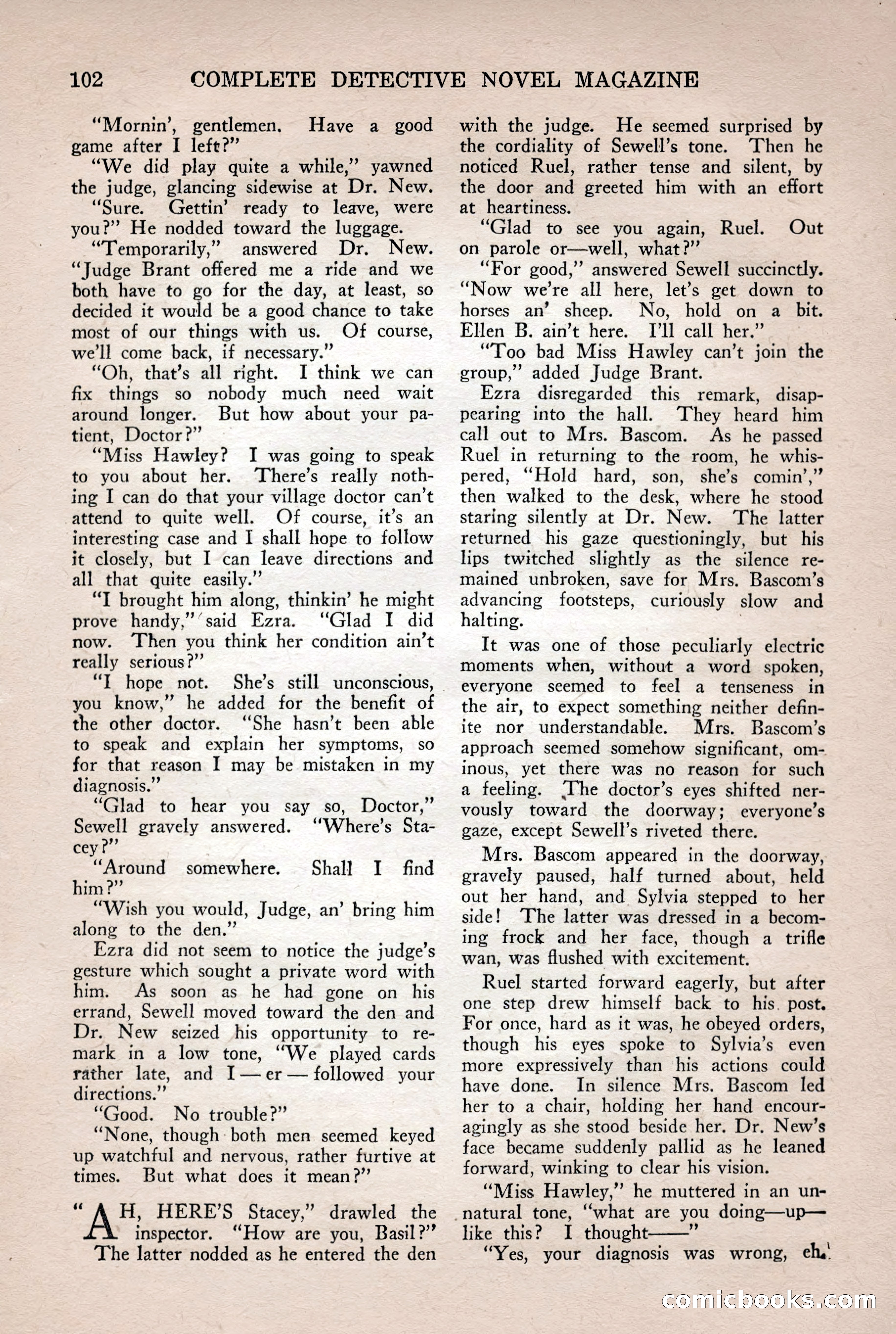 Complete Detective Novel Magazine — page 104 of 132