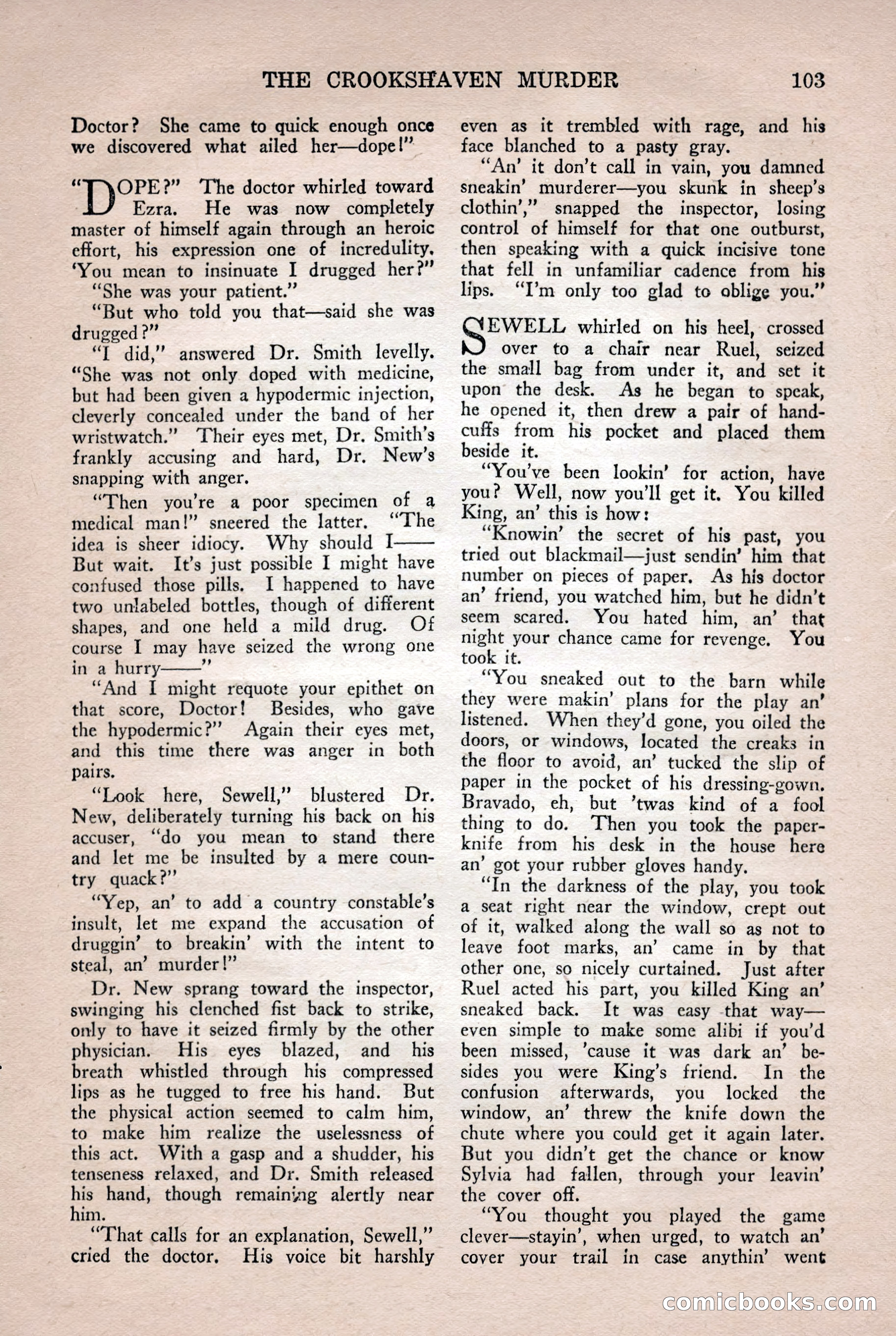 Complete Detective Novel Magazine — page 105 of 132