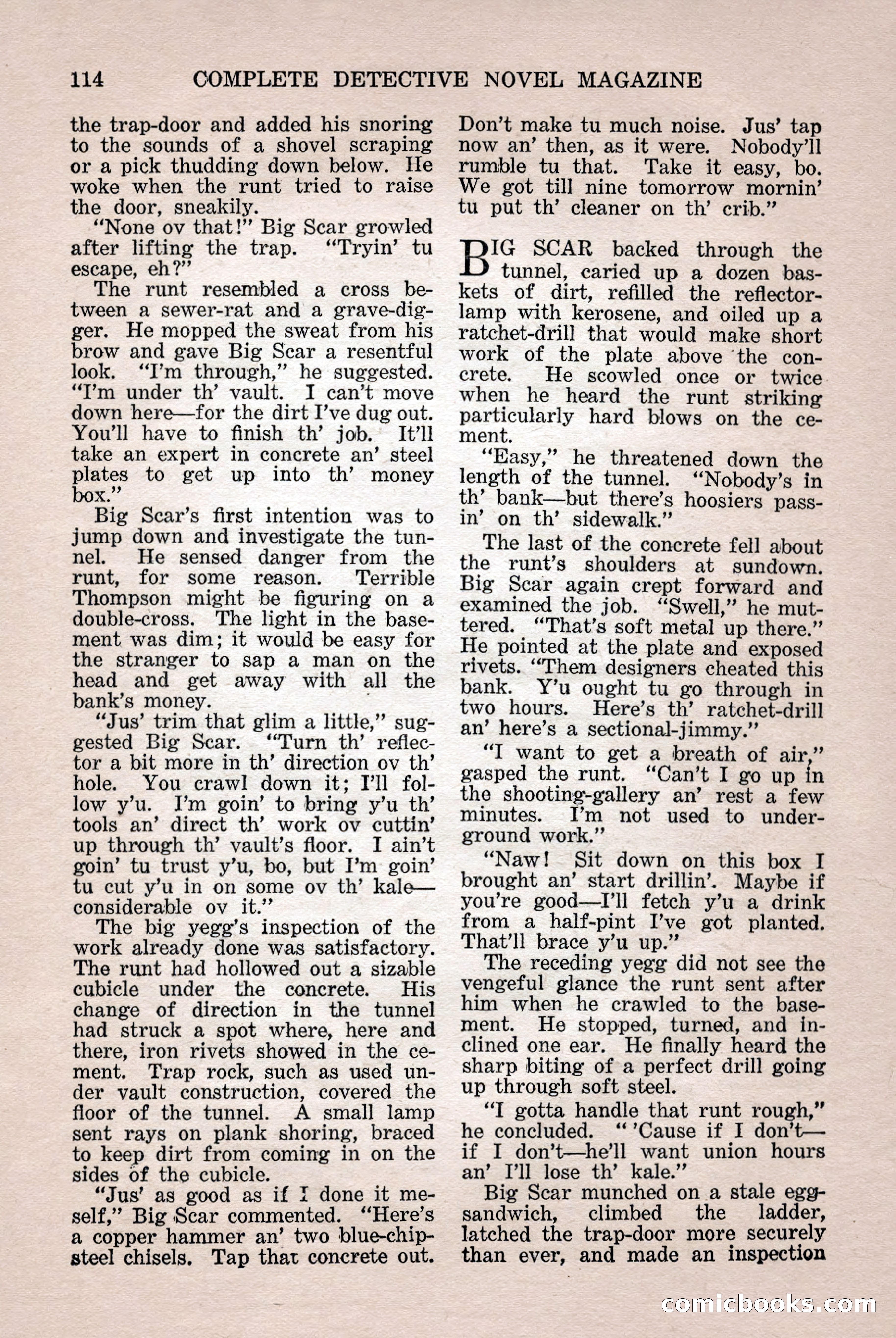 Complete Detective Novel Magazine — page 116 of 132