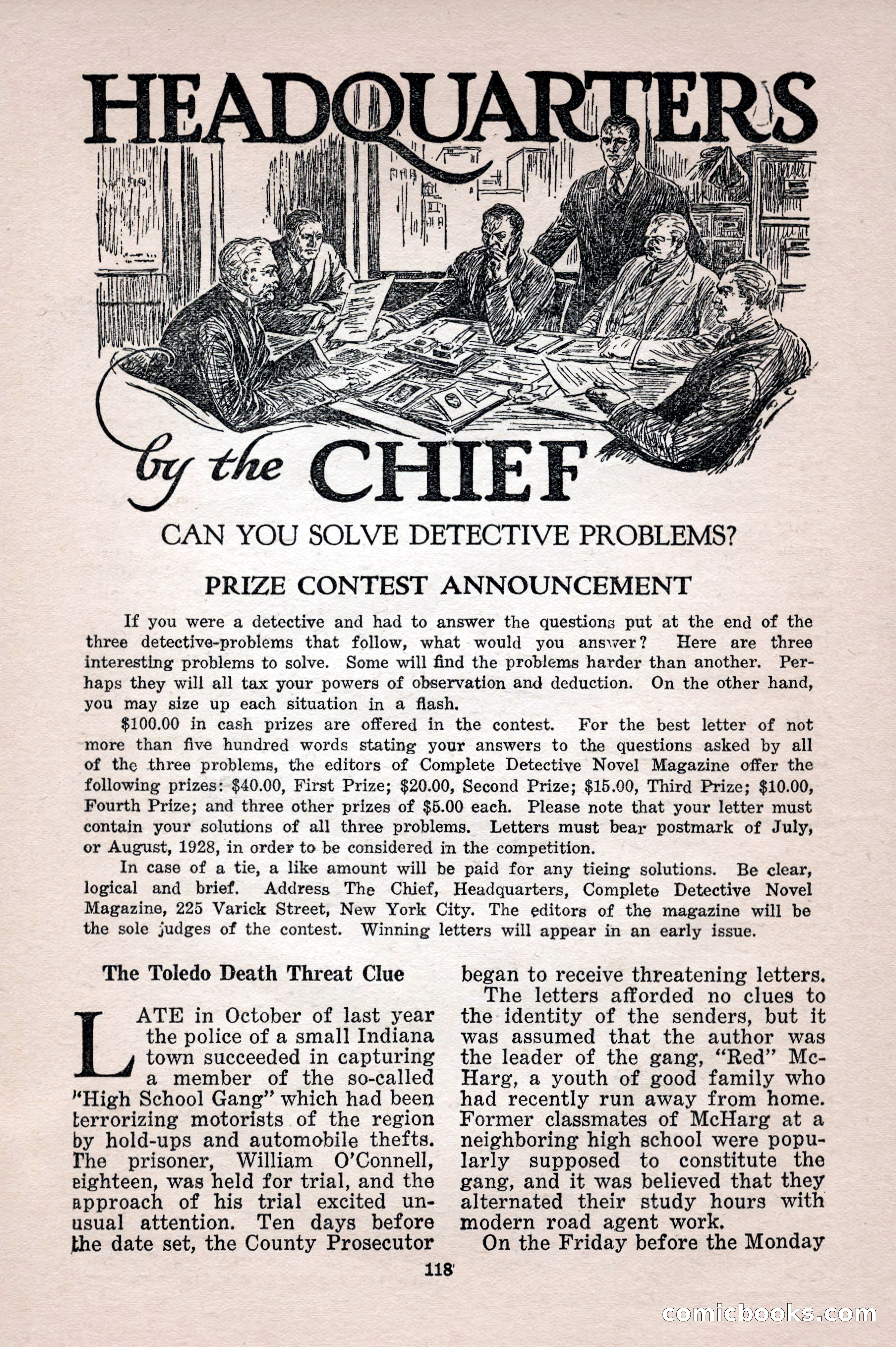Complete Detective Novel Magazine — page 120 of 132