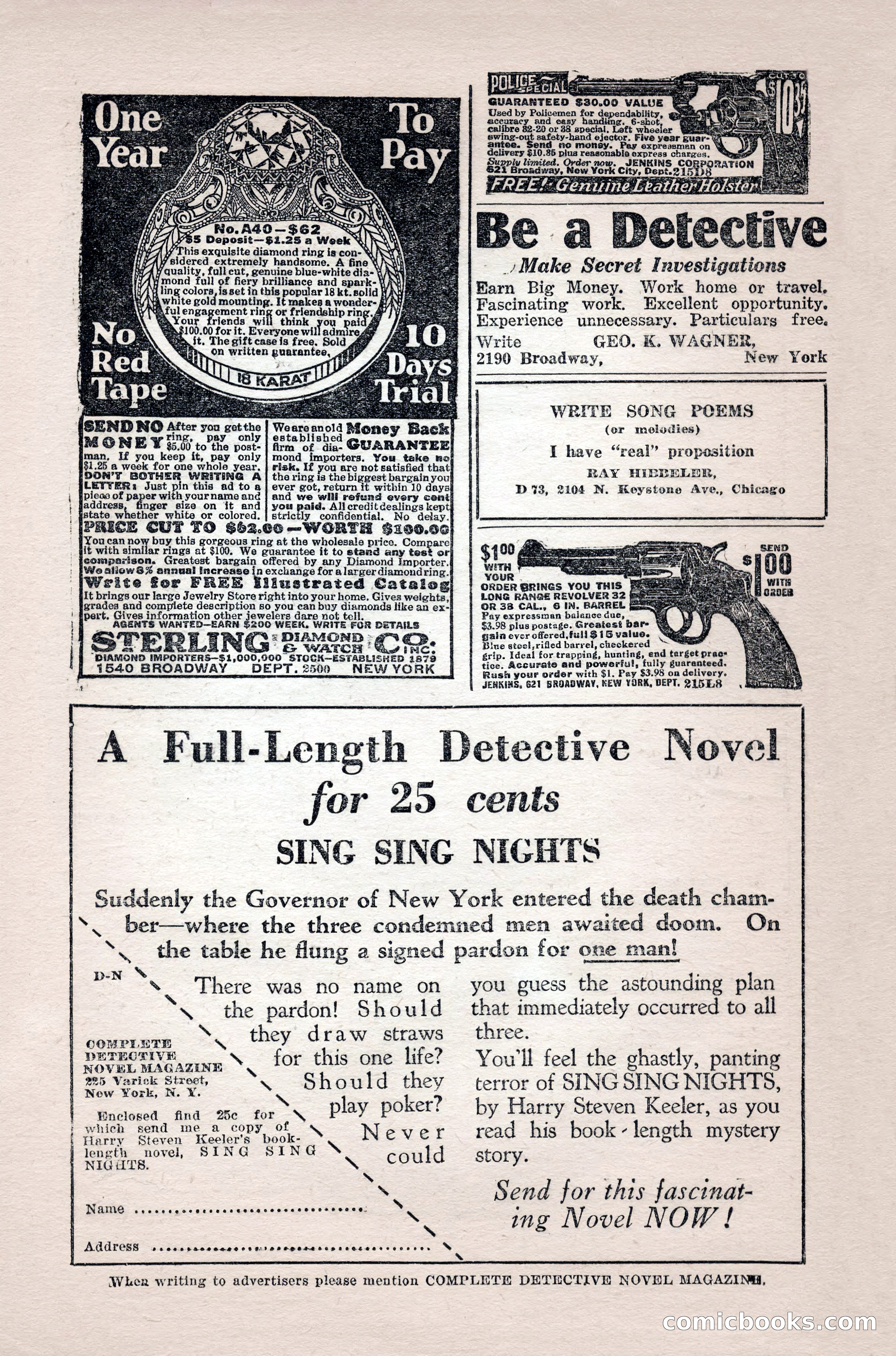 Complete Detective Novel Magazine — page 126 of 132