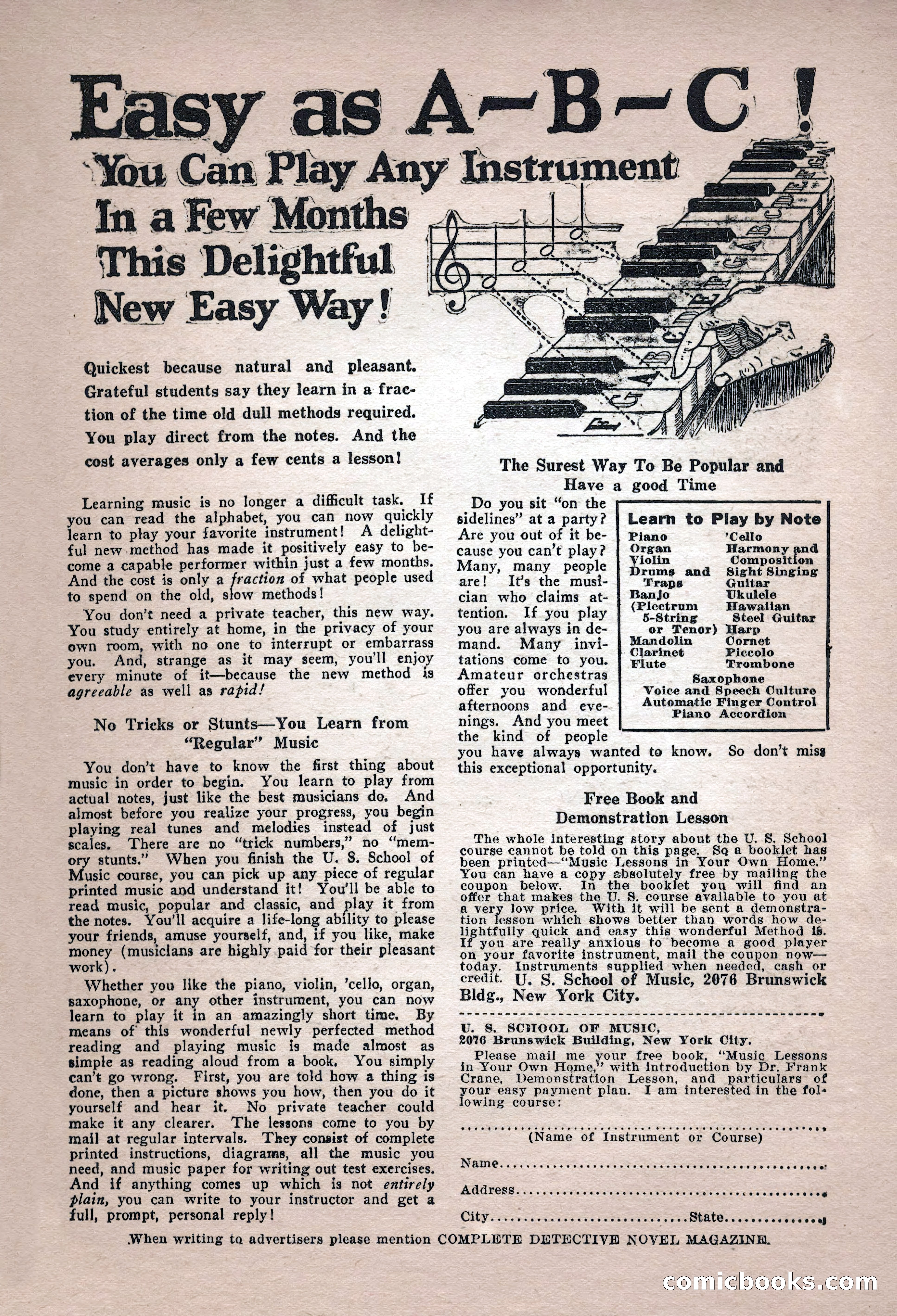 Complete Detective Novel Magazine — page 129 of 132