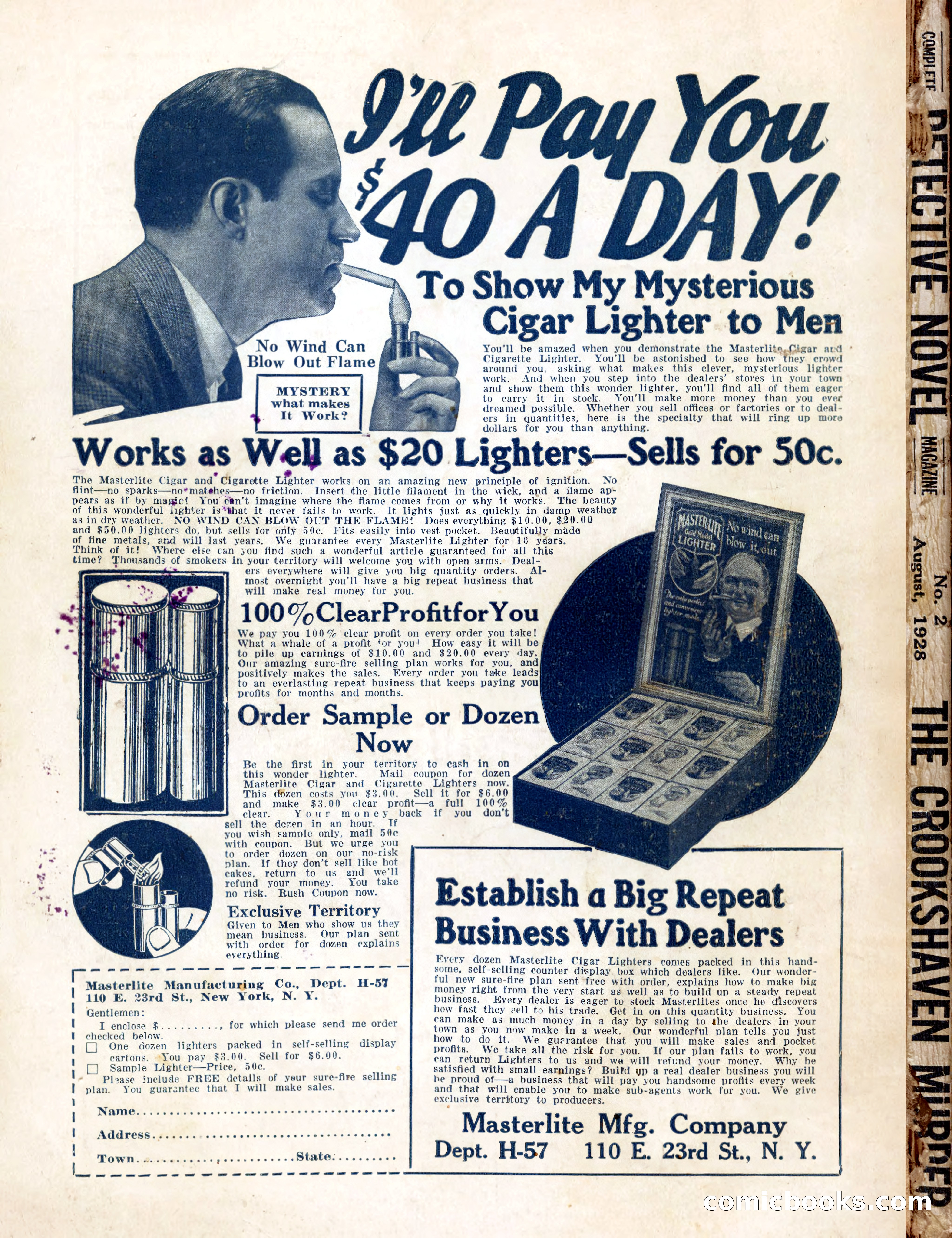 Complete Detective Novel Magazine — page 132 of 132
