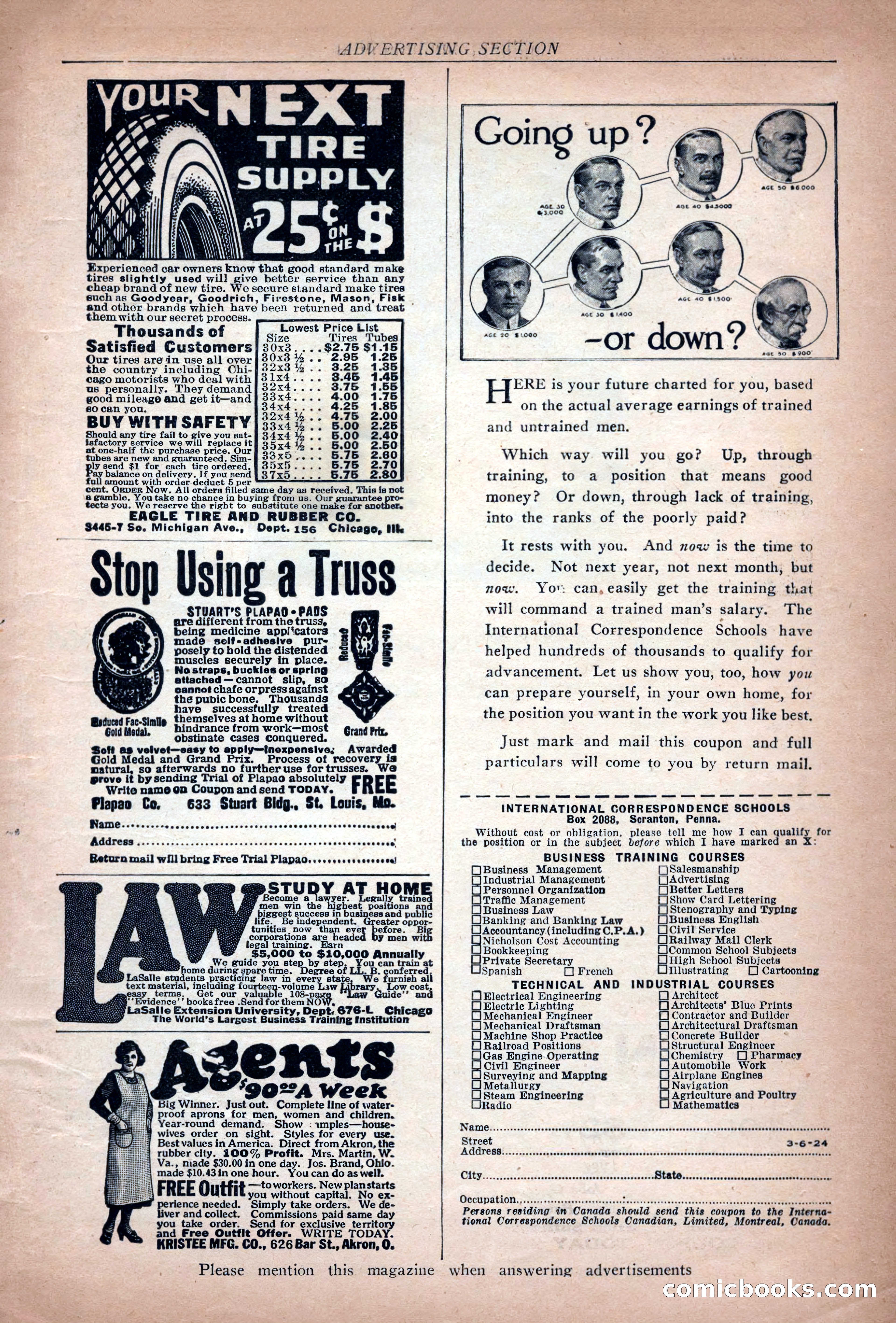 Complete Story Magazine, Vol. 4, No. 2 — page 9 of 170
