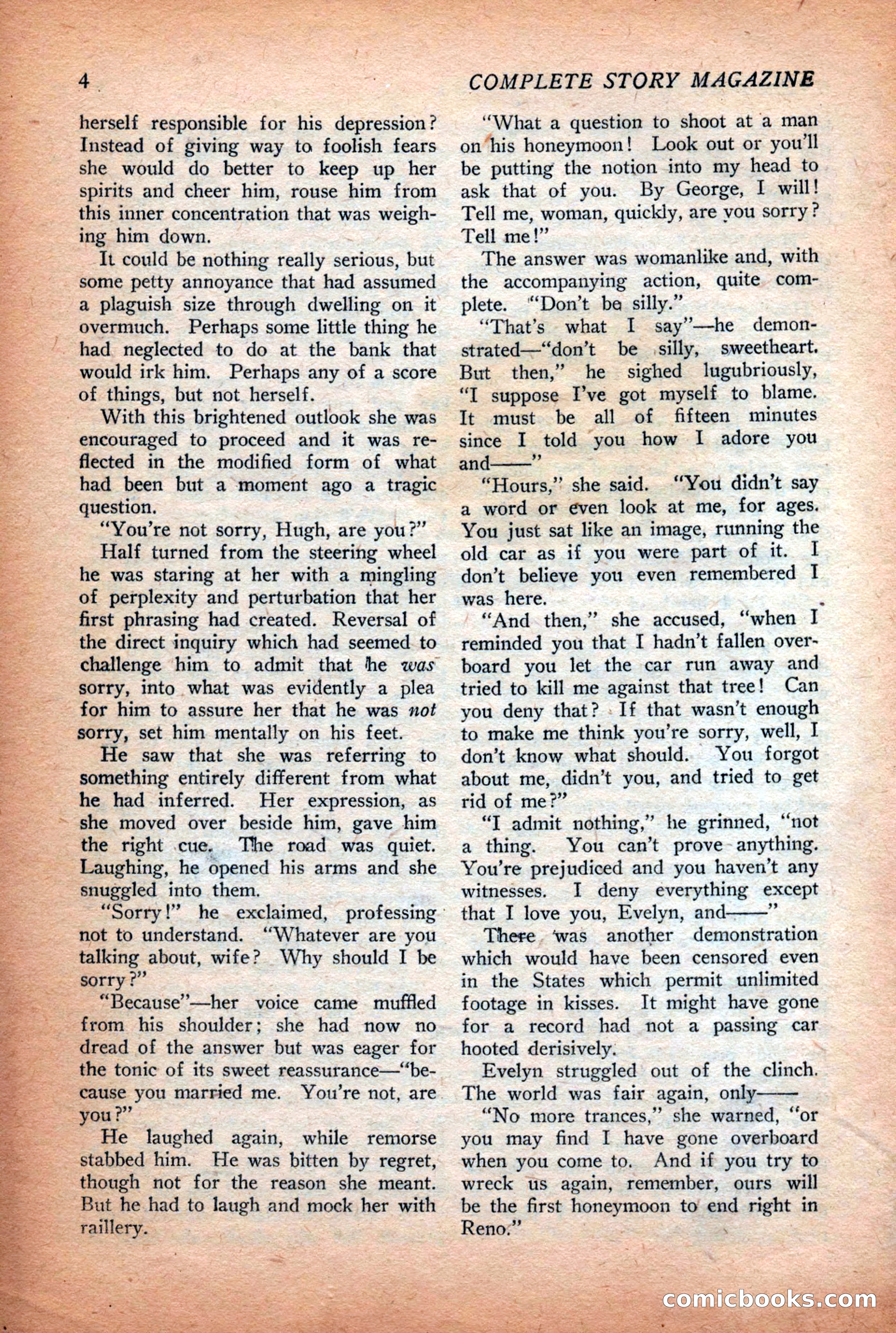Complete Story Magazine, Vol. 4, No. 2 — page 14 of 170