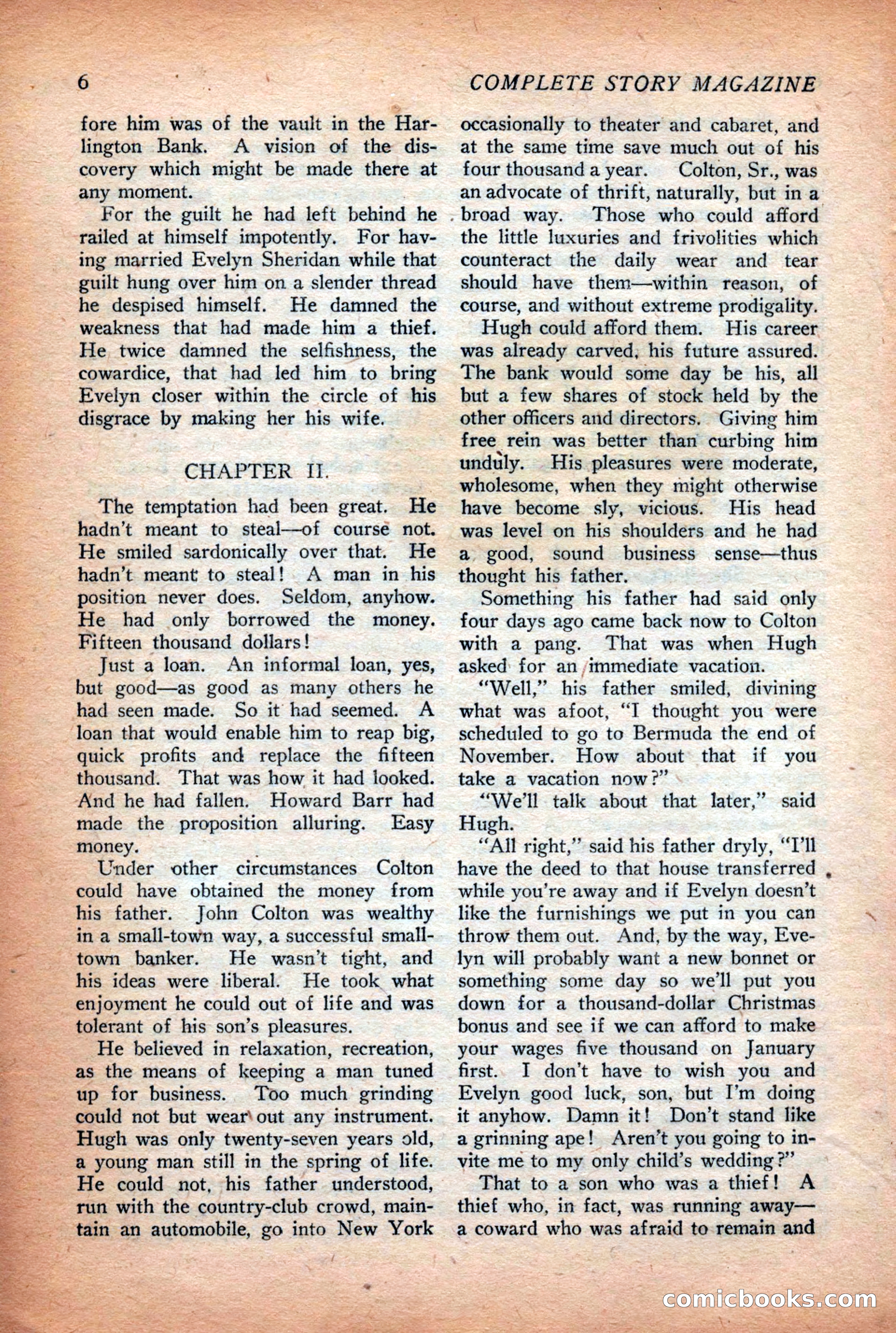 Complete Story Magazine, Vol. 4, No. 2 — page 16 of 170