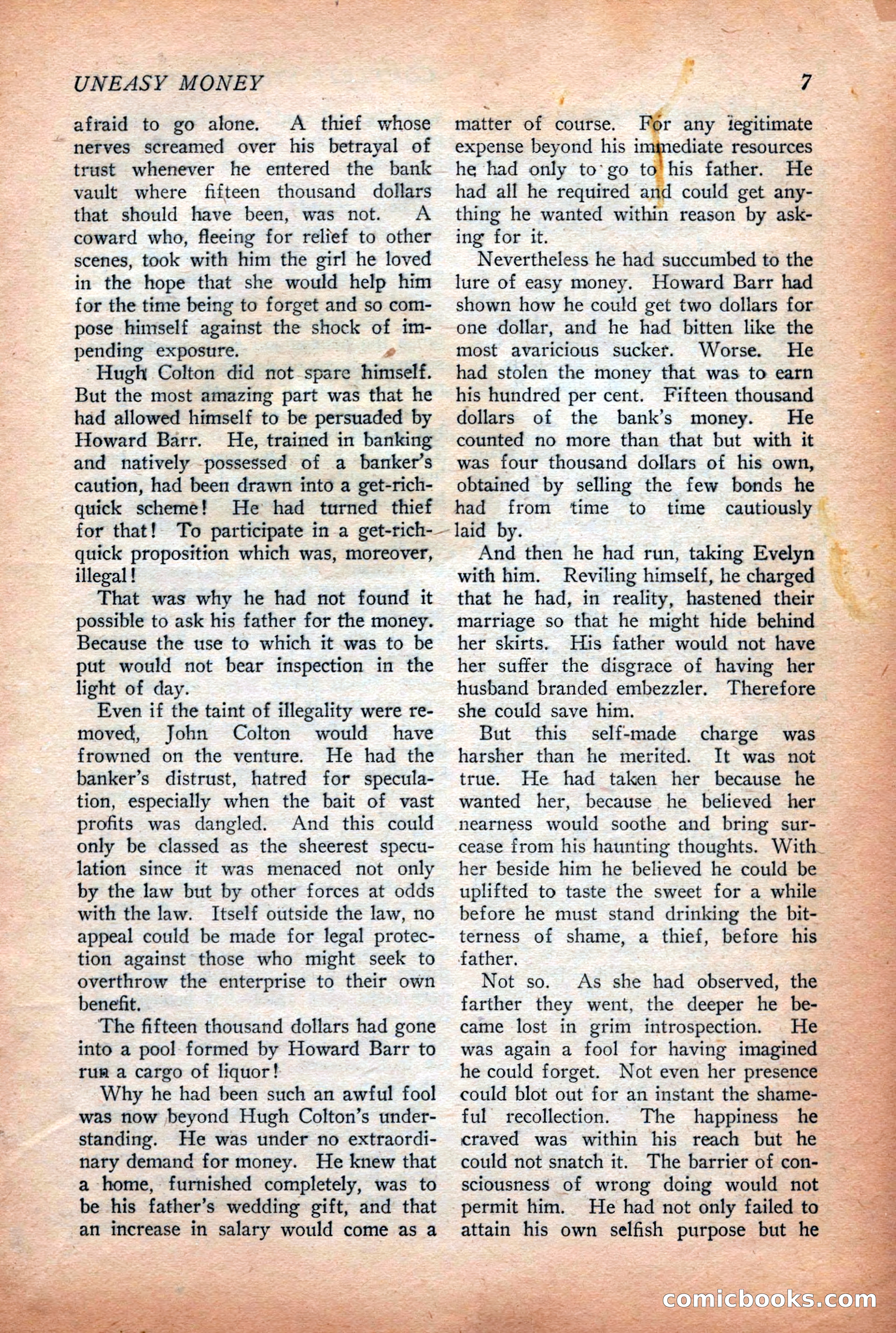 Complete Story Magazine, Vol. 4, No. 2 — page 17 of 170