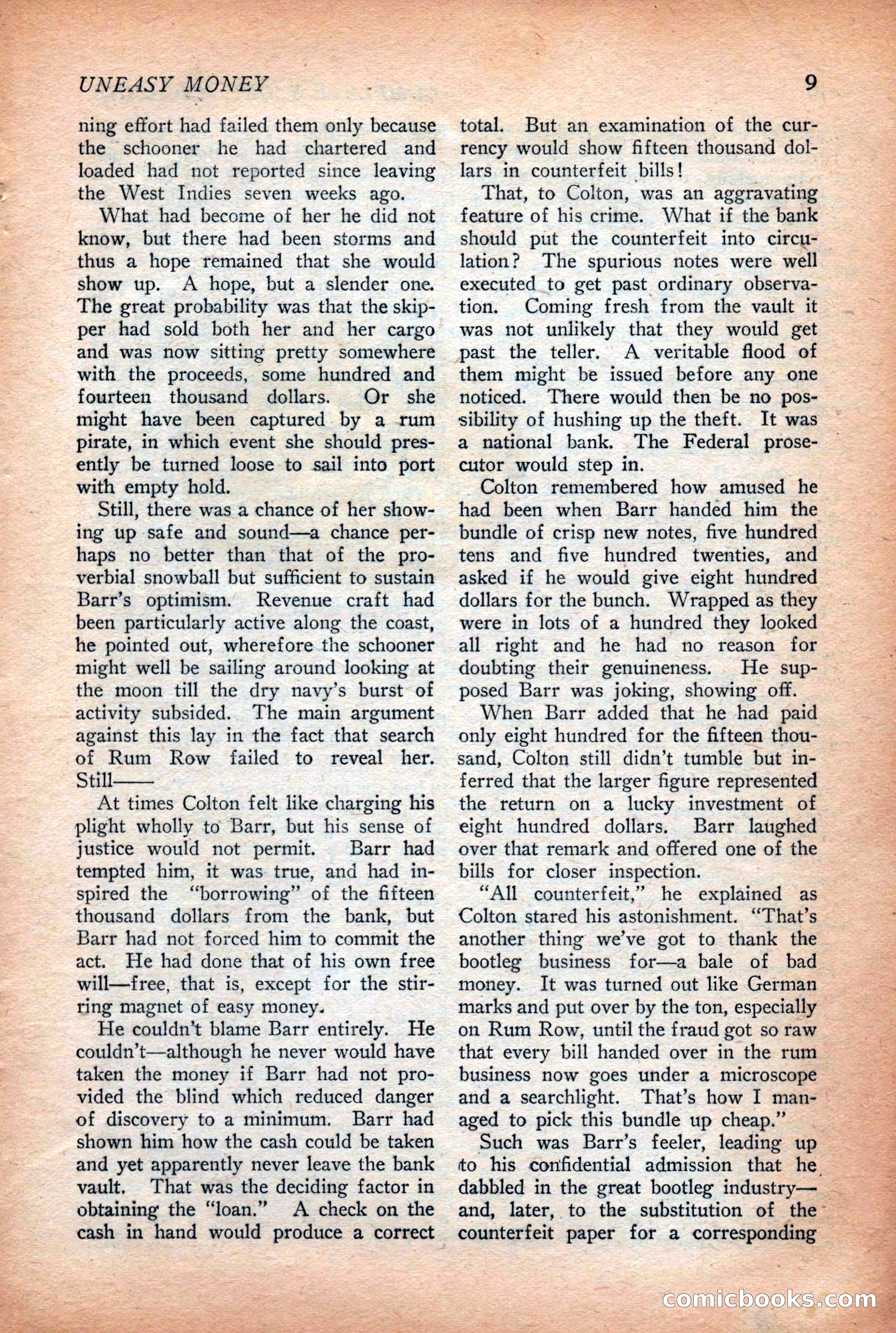 Complete Story Magazine, Vol. 4, No. 2 — page 19 of 170