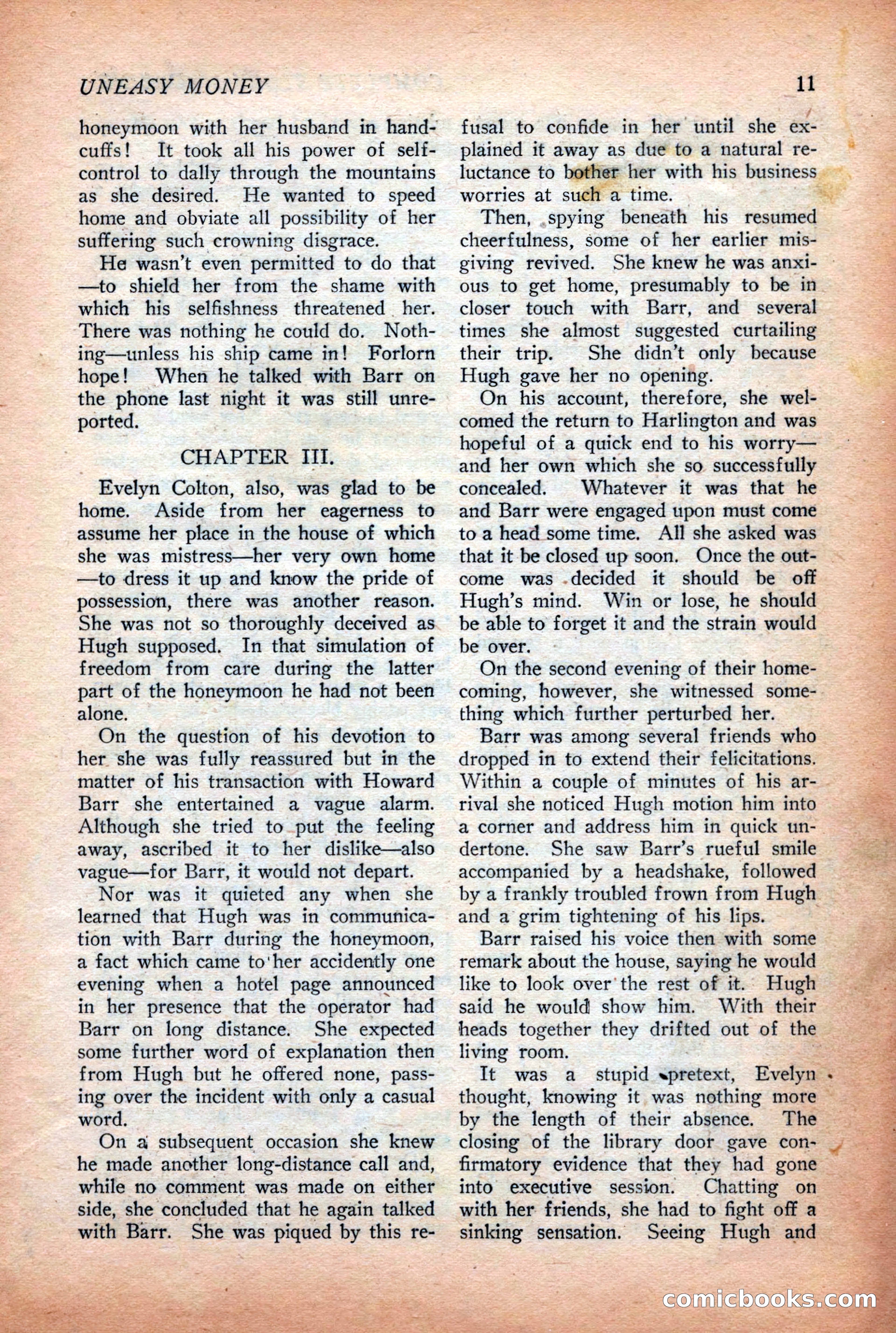 Complete Story Magazine, Vol. 4, No. 2 — page 21 of 170