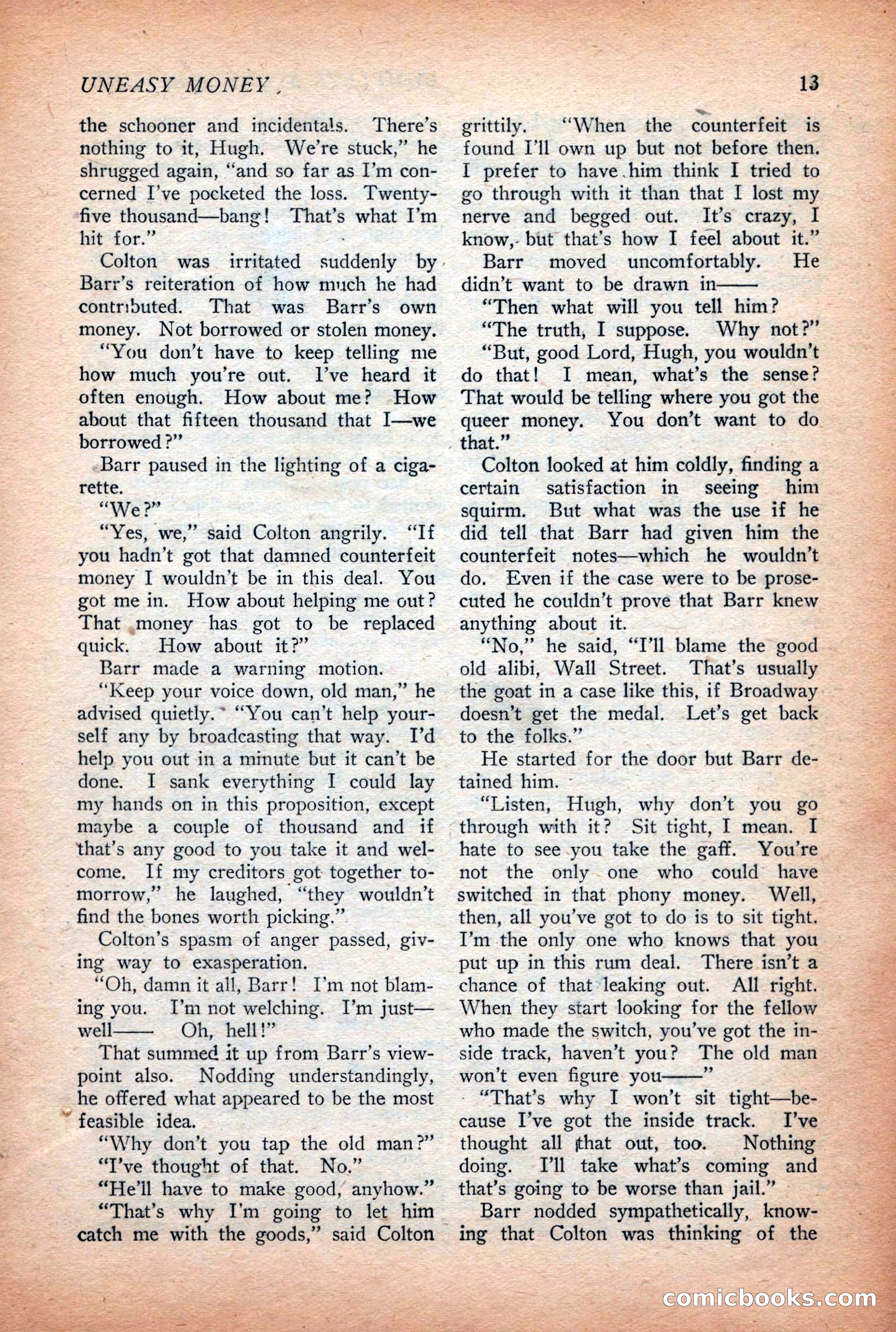 Complete Story Magazine, Vol. 4, No. 2 — page 23 of 170