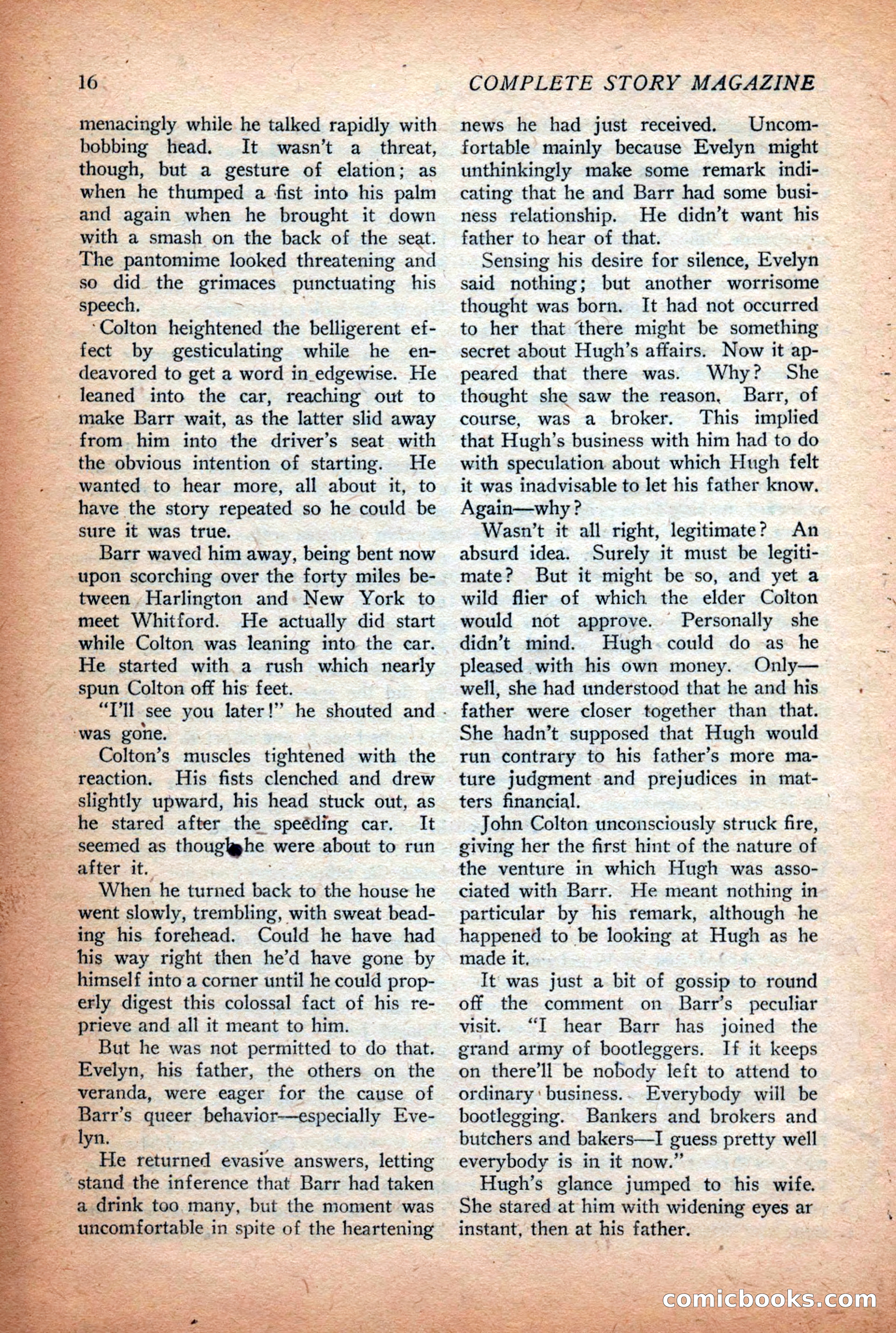 Complete Story Magazine, Vol. 4, No. 2 — page 26 of 170