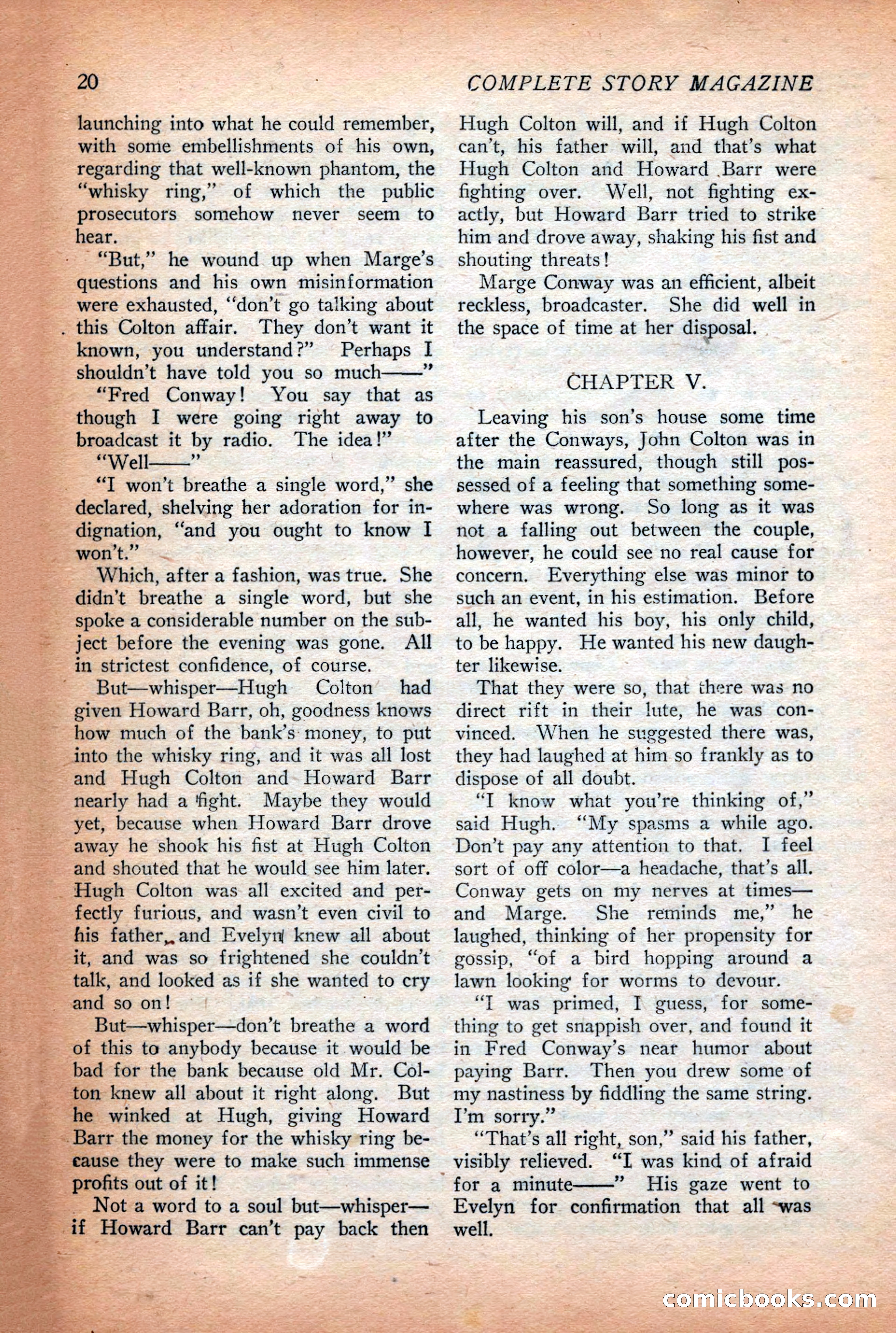 Complete Story Magazine, Vol. 4, No. 2 — page 30 of 170