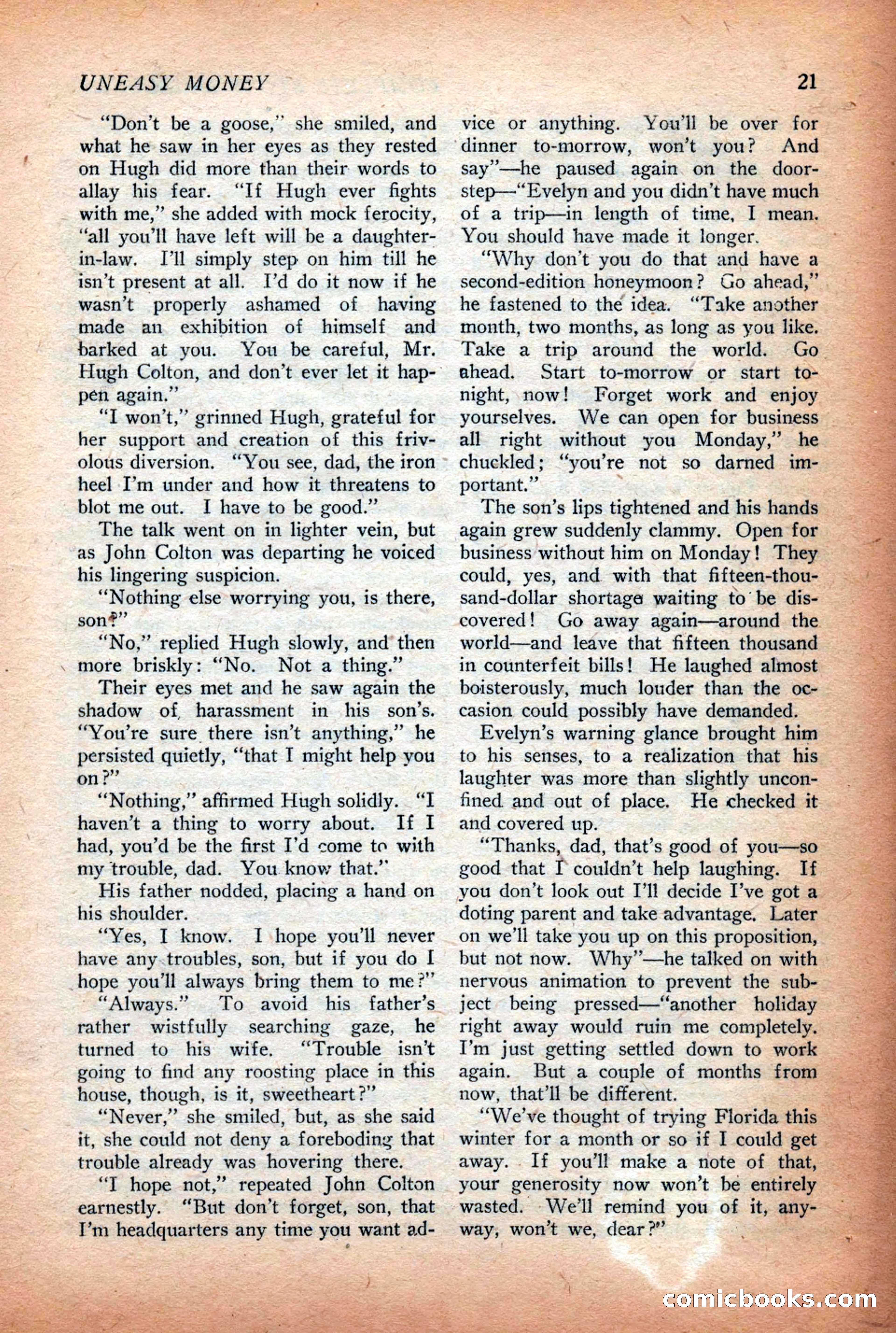 Complete Story Magazine, Vol. 4, No. 2 — page 31 of 170