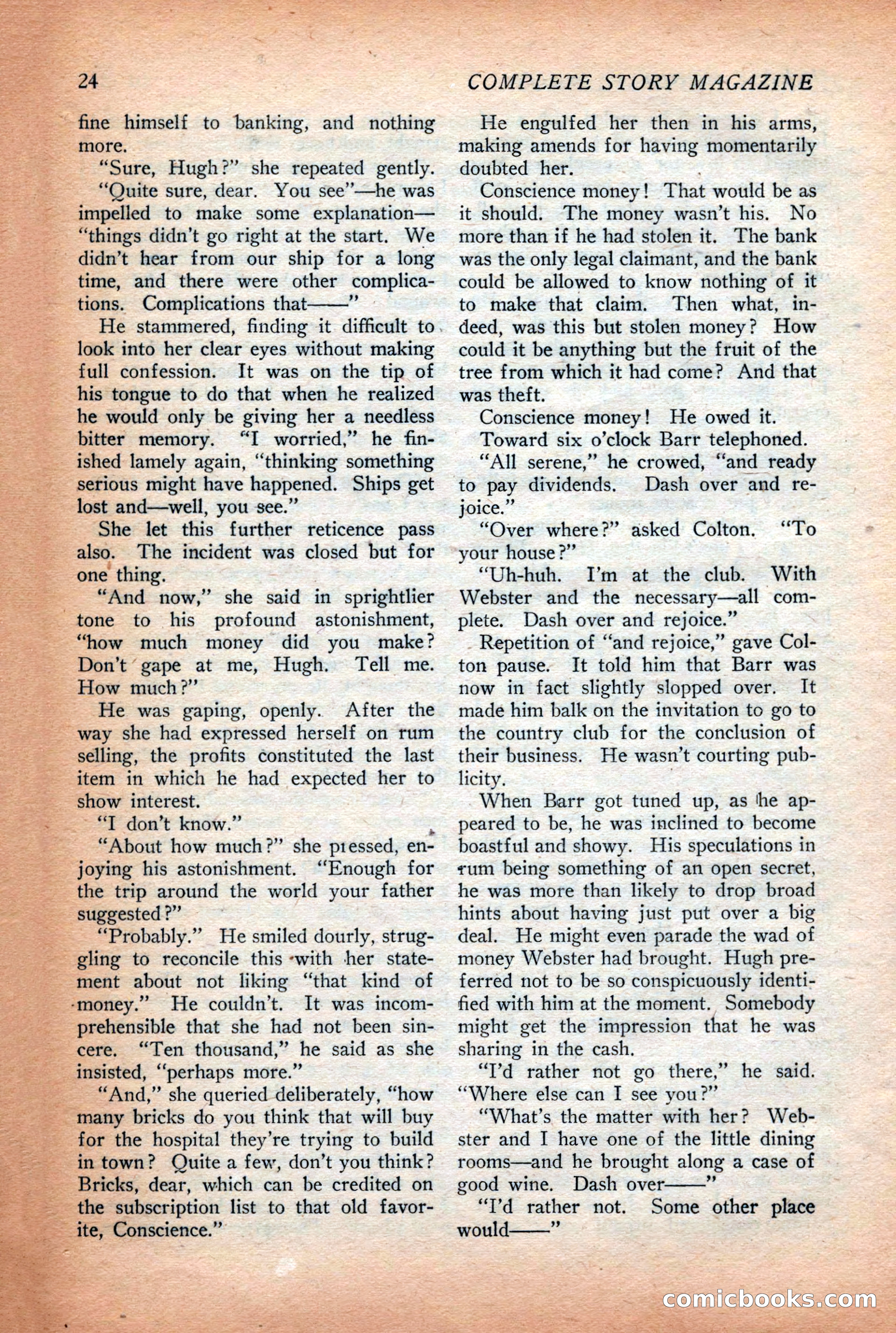 Complete Story Magazine, Vol. 4, No. 2 — page 34 of 170
