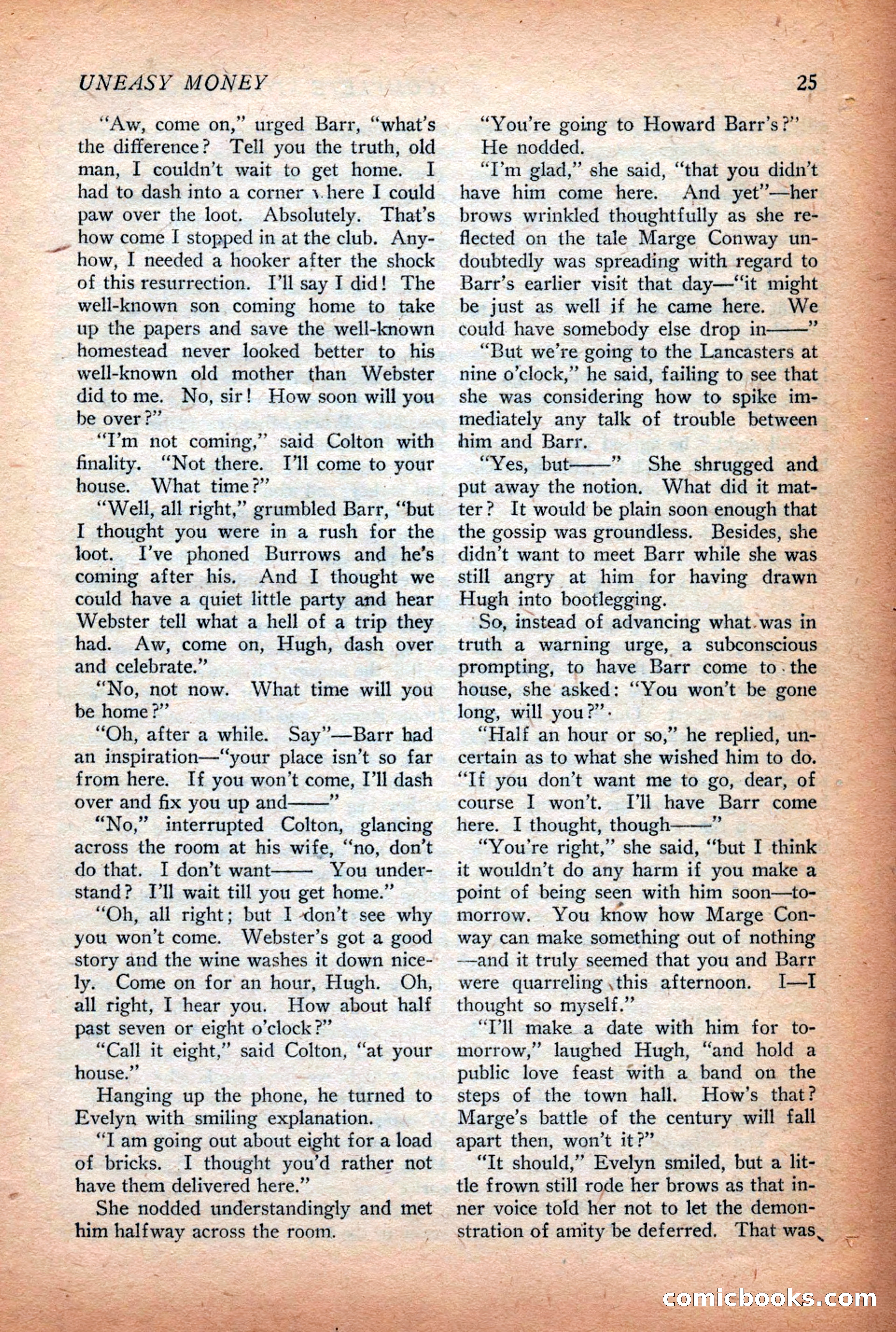 Complete Story Magazine, Vol. 4, No. 2 — page 35 of 170