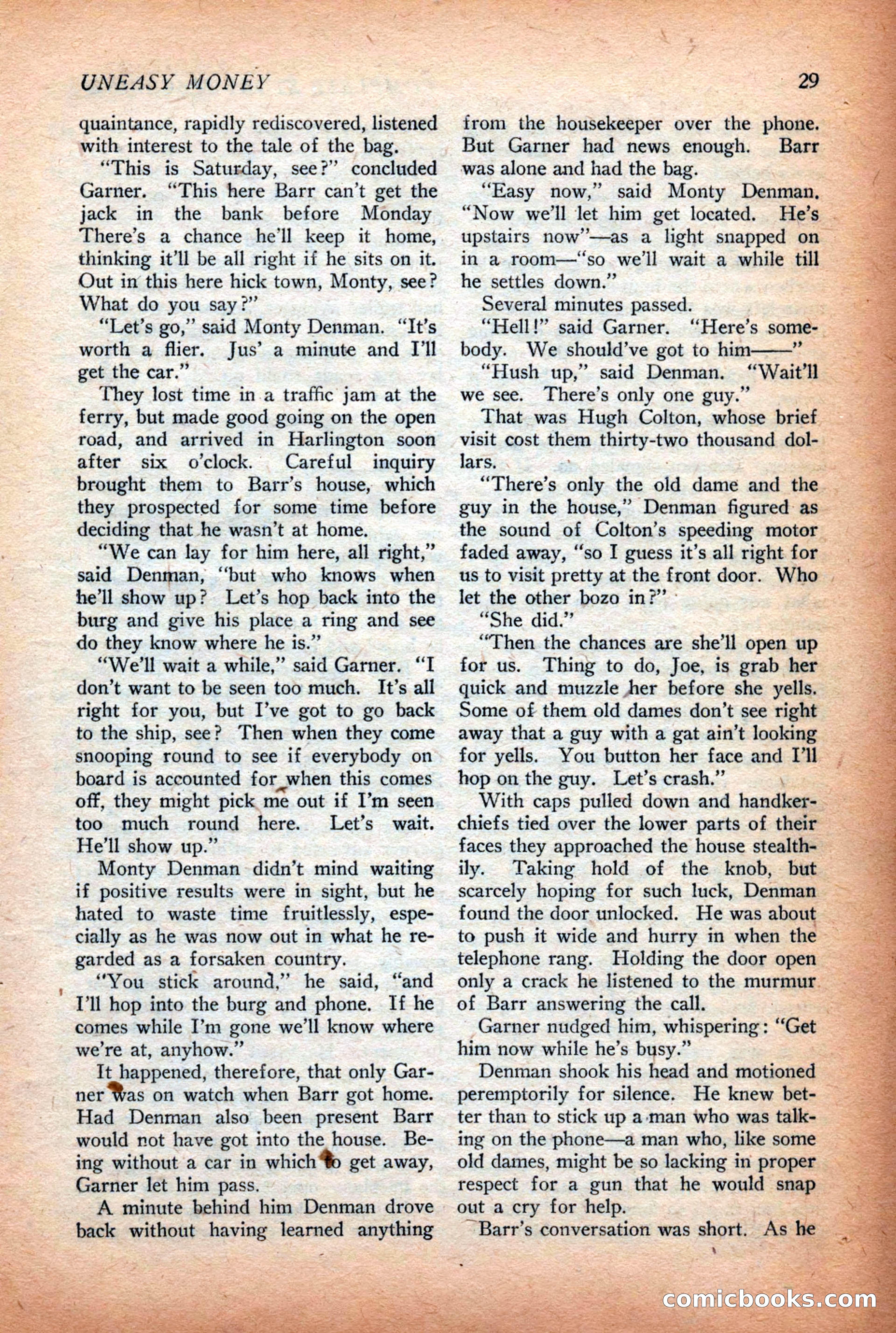 Complete Story Magazine, Vol. 4, No. 2 — page 39 of 170