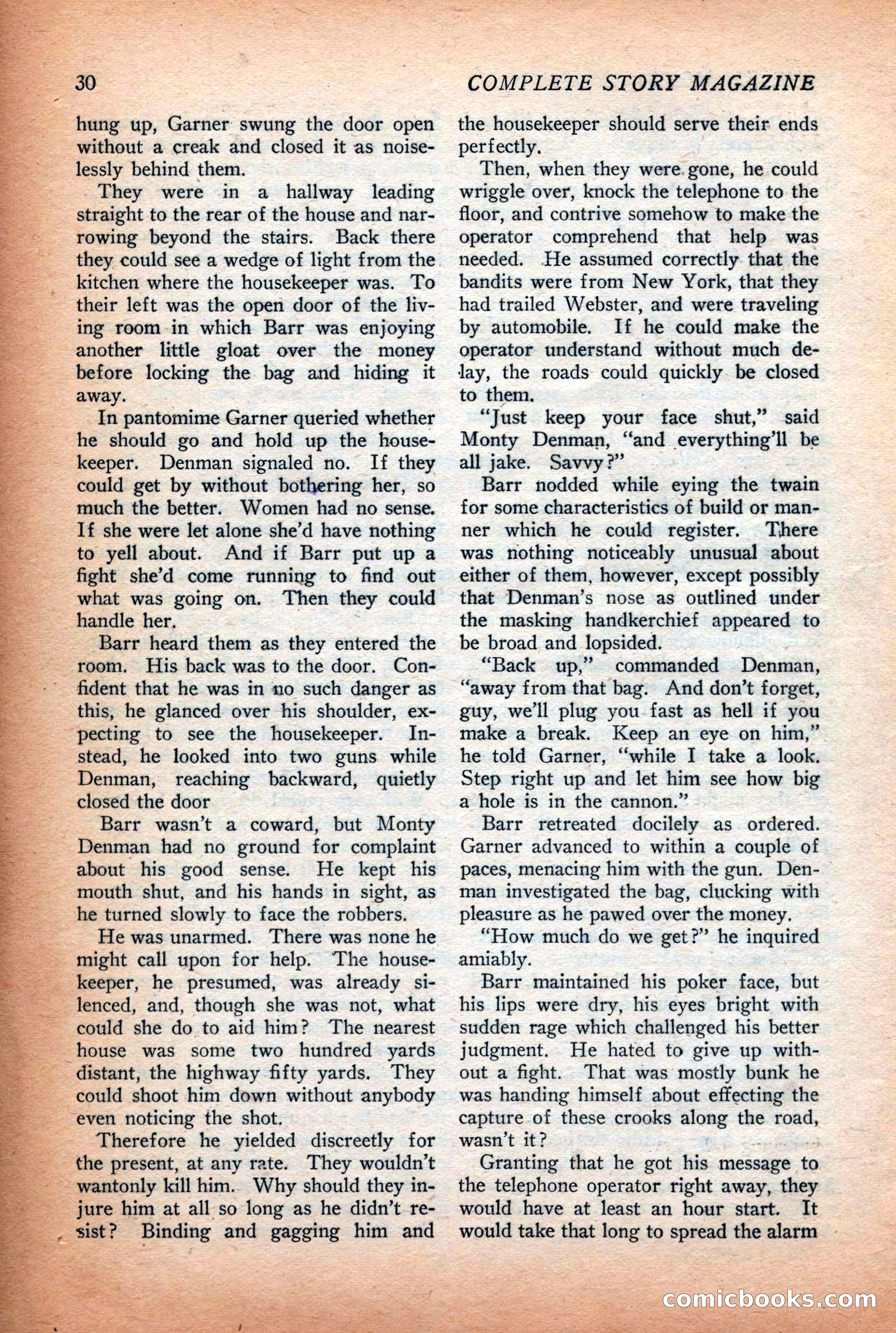 Complete Story Magazine, Vol. 4, No. 2 — page 40 of 170