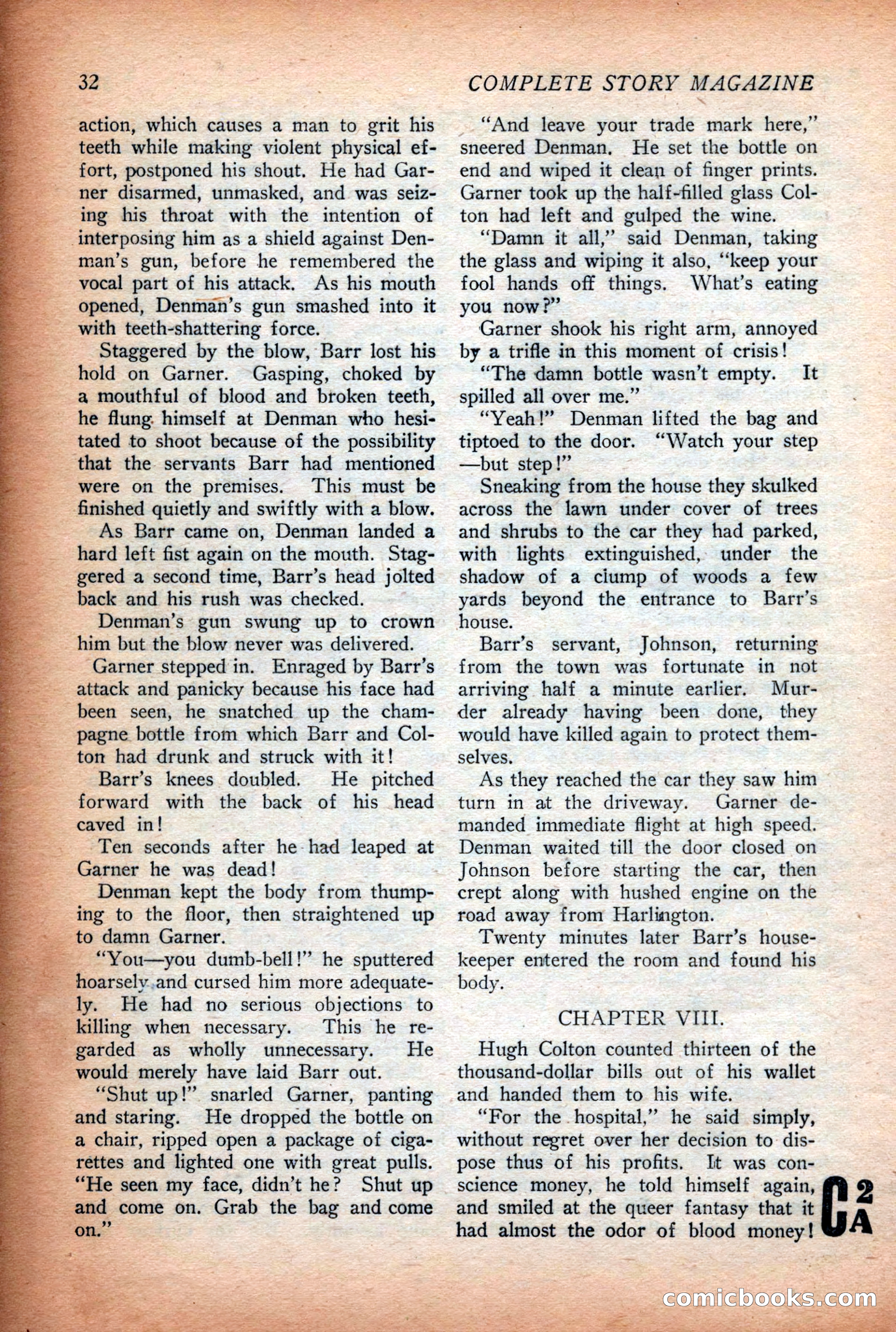 Complete Story Magazine, Vol. 4, No. 2 — page 42 of 170