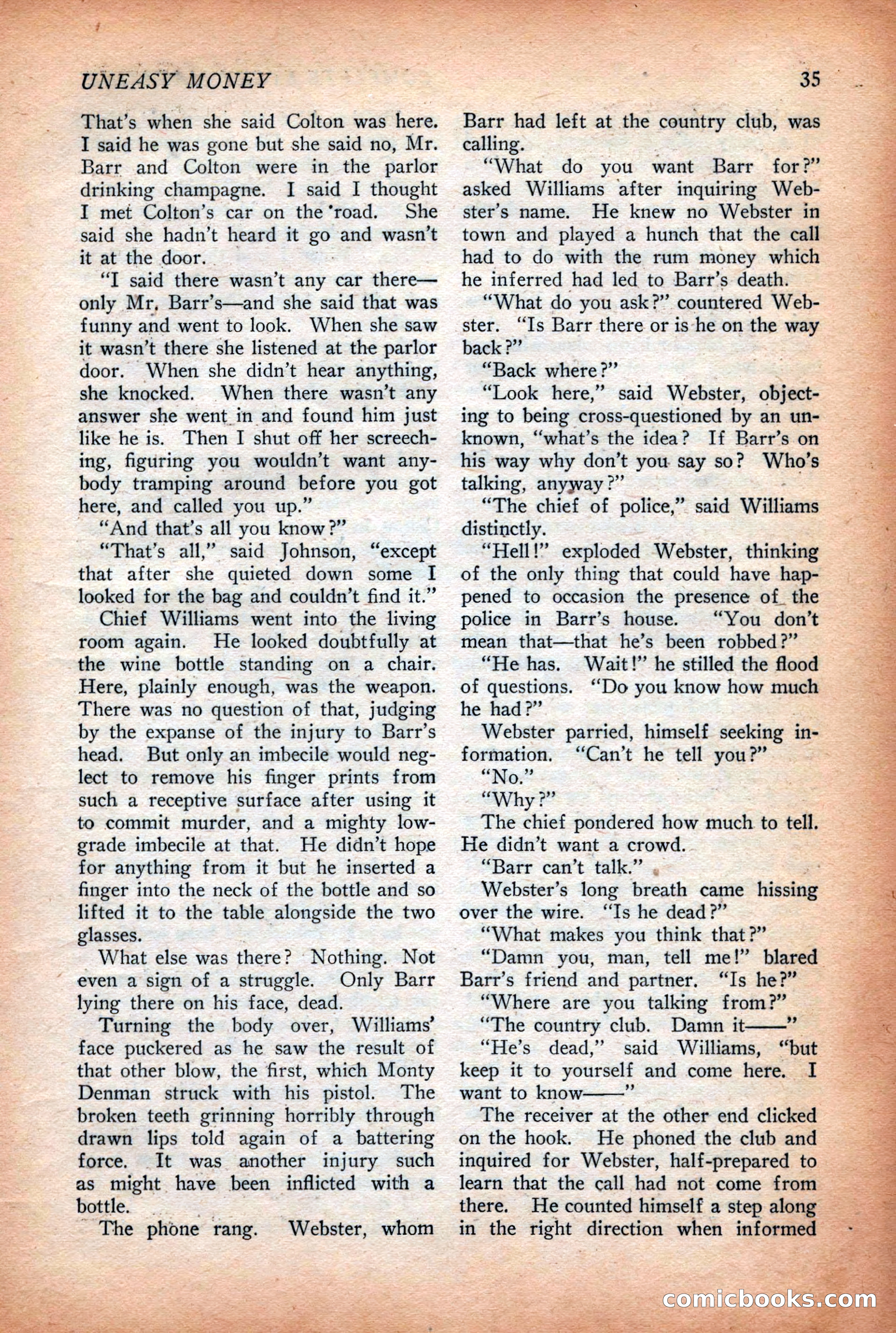 Complete Story Magazine, Vol. 4, No. 2 — page 45 of 170