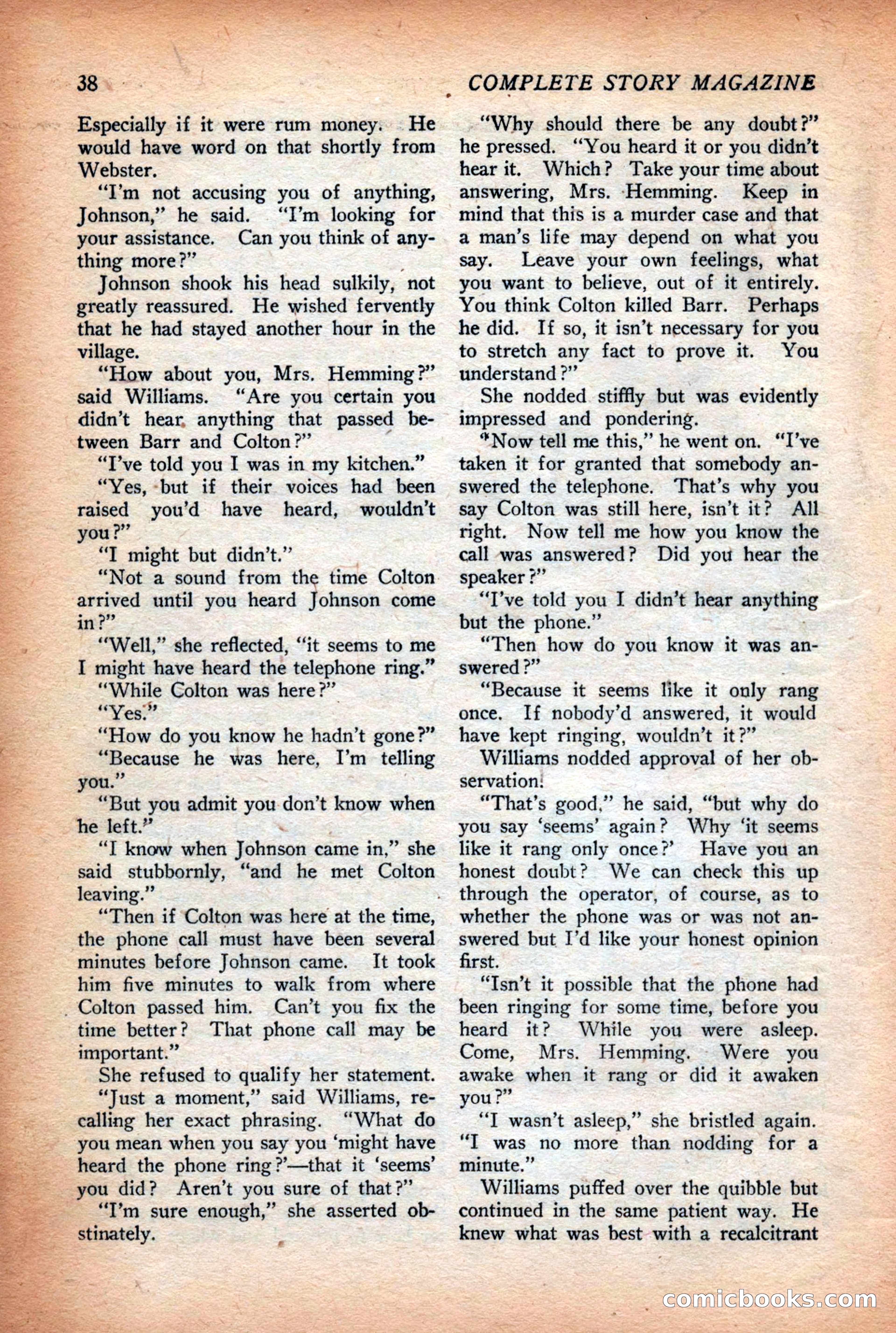 Complete Story Magazine, Vol. 4, No. 2 — page 48 of 170