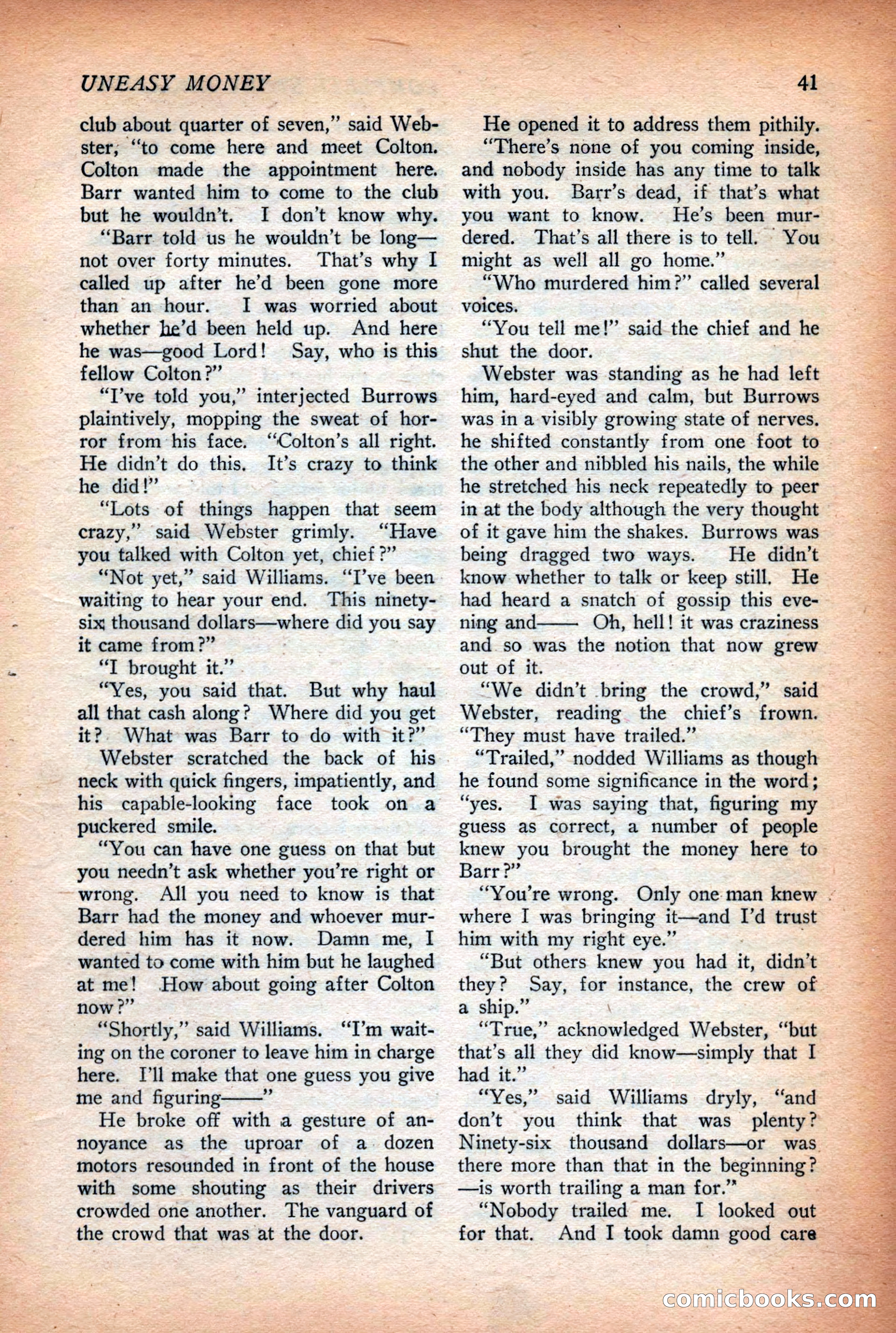 Complete Story Magazine, Vol. 4, No. 2 — page 51 of 170