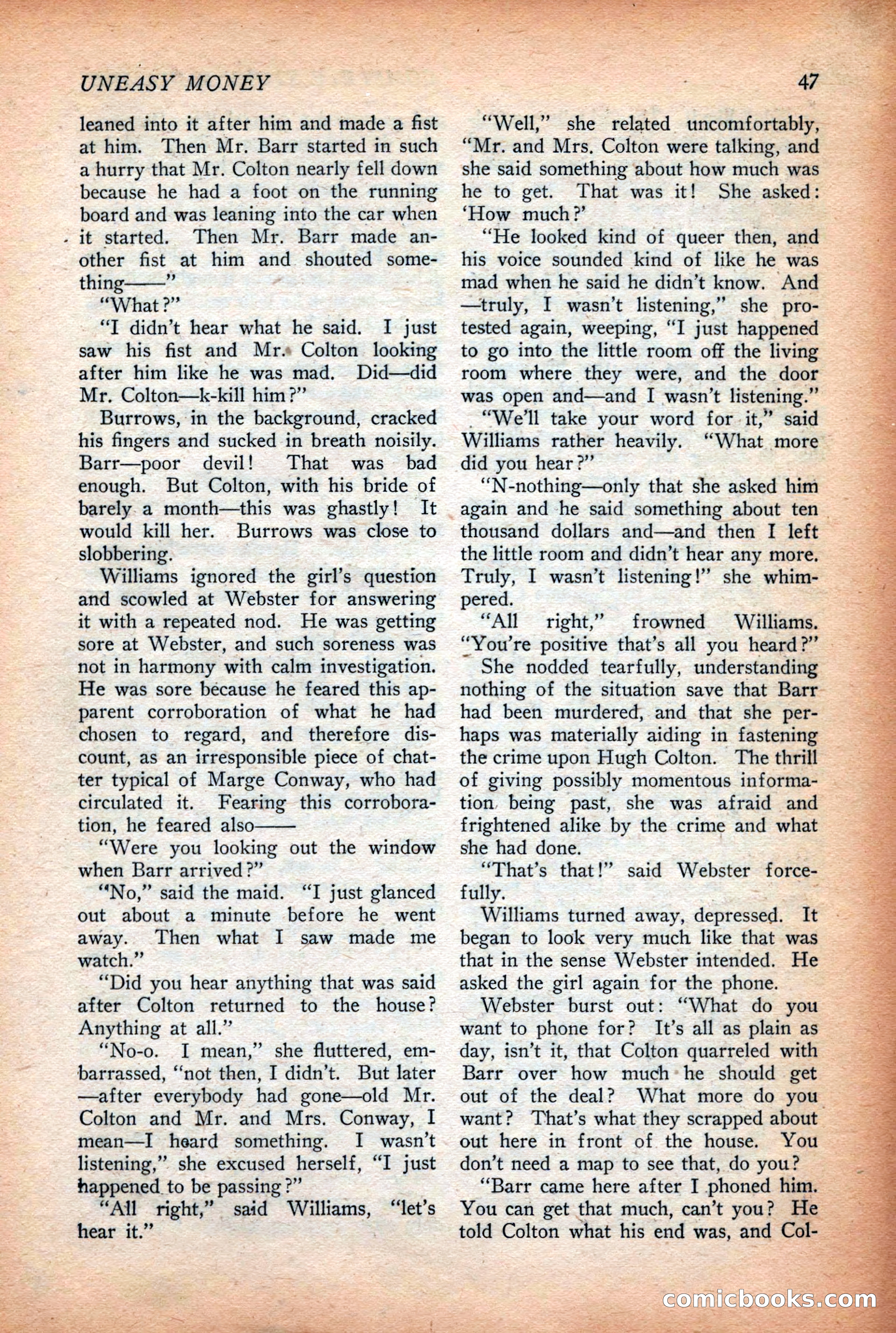 Complete Story Magazine, Vol. 4, No. 2 — page 57 of 170