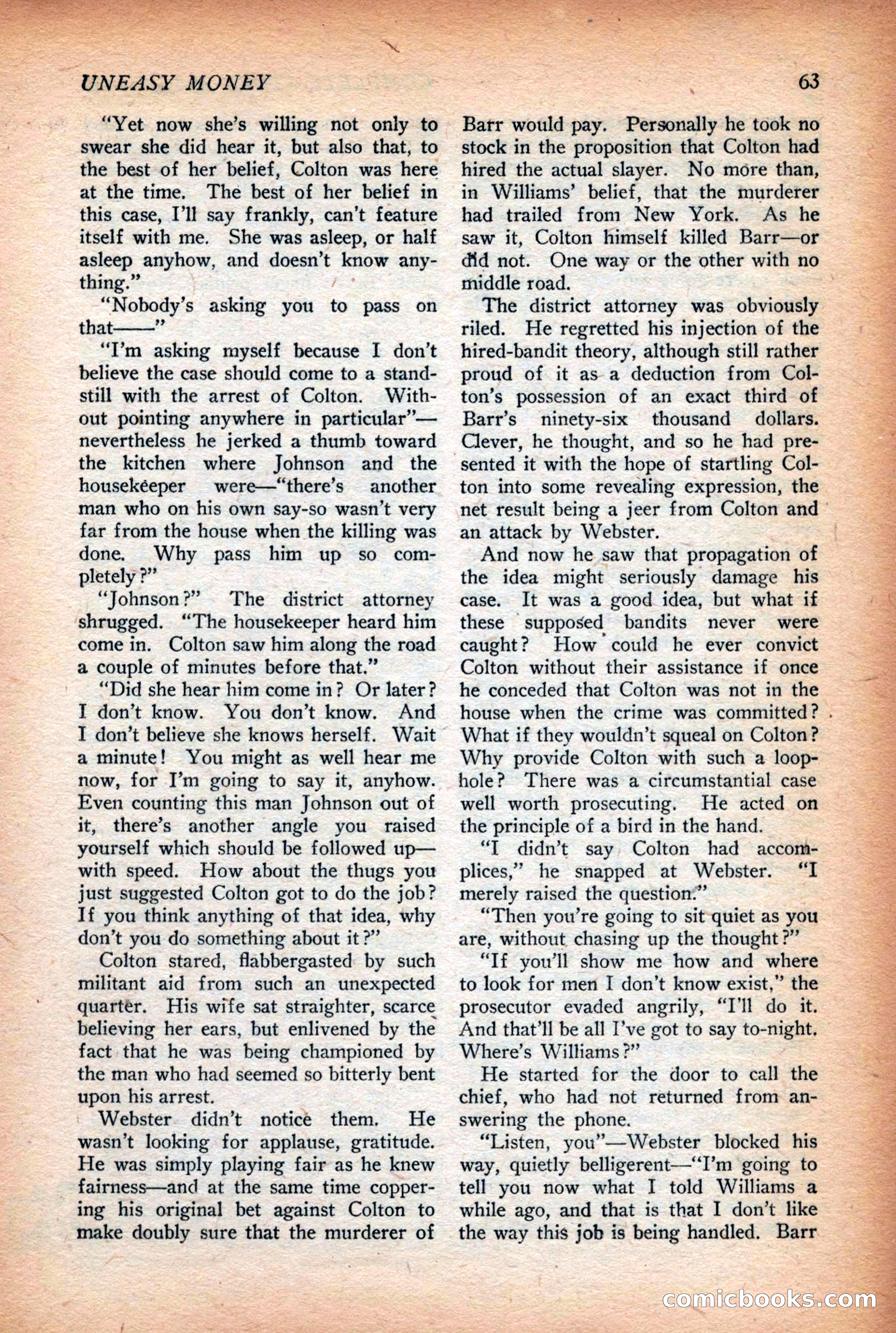 Complete Story Magazine, Vol. 4, No. 2 — page 73 of 170