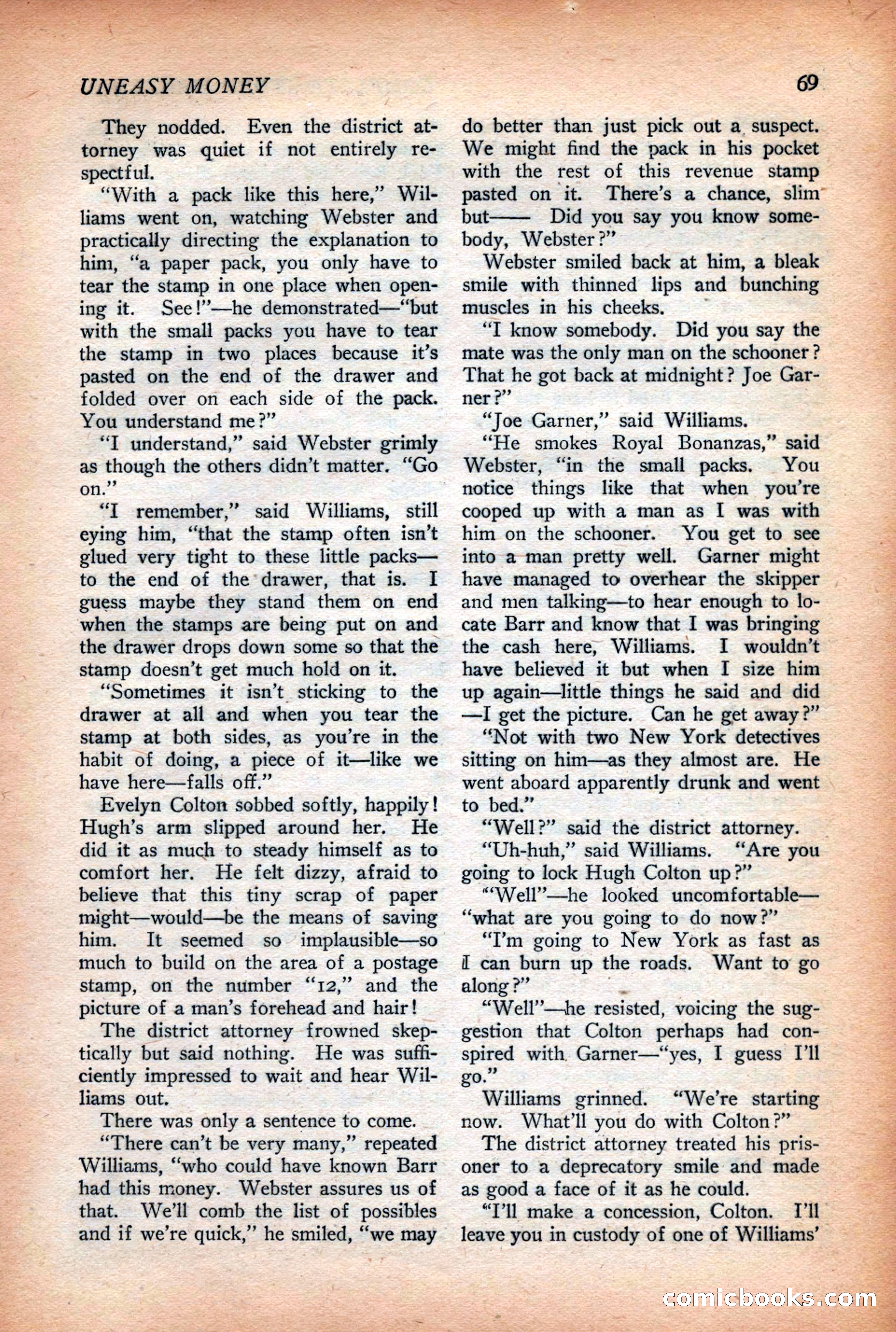 Complete Story Magazine, Vol. 4, No. 2 — page 79 of 170