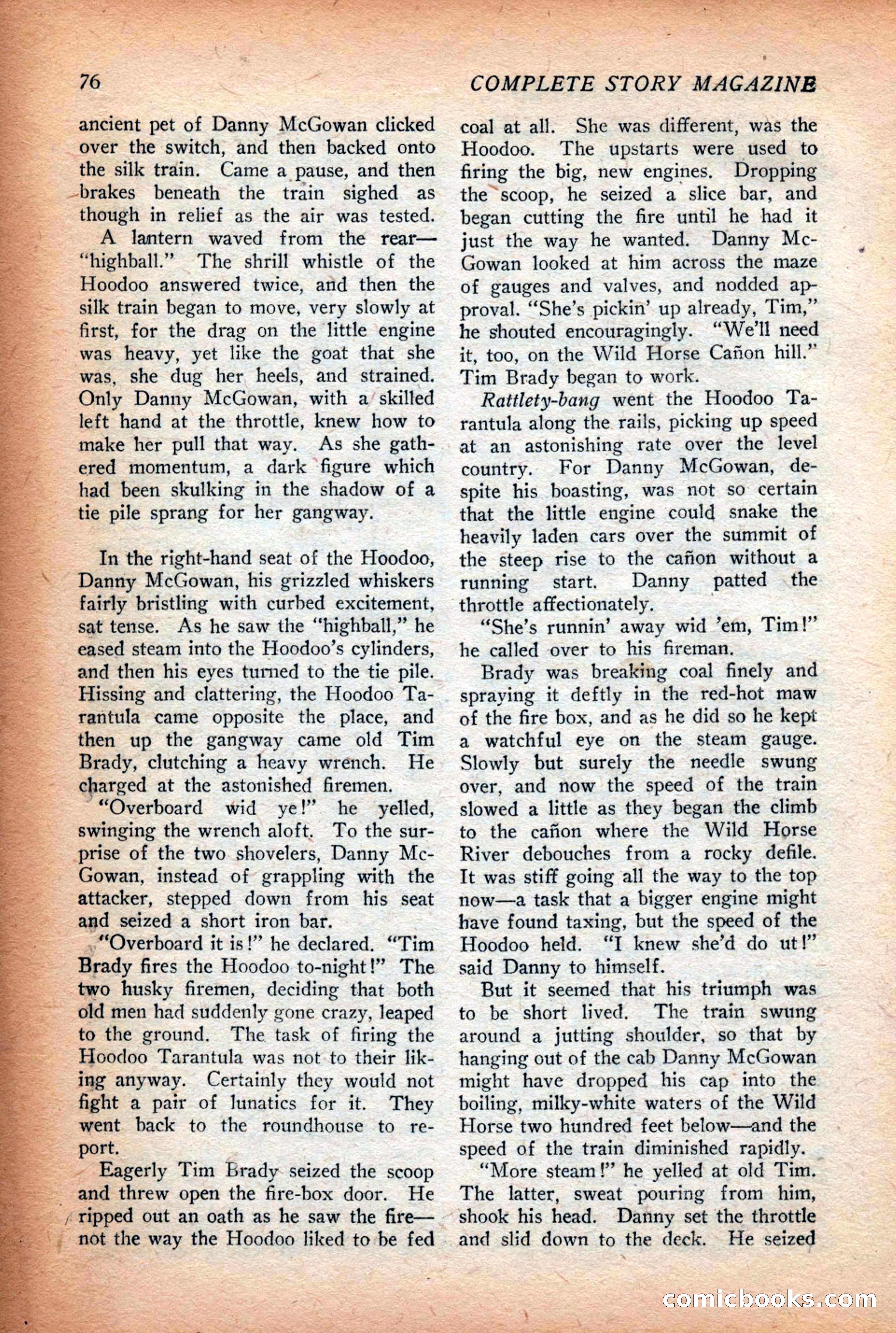 Complete Story Magazine, Vol. 4, No. 2 — page 86 of 170