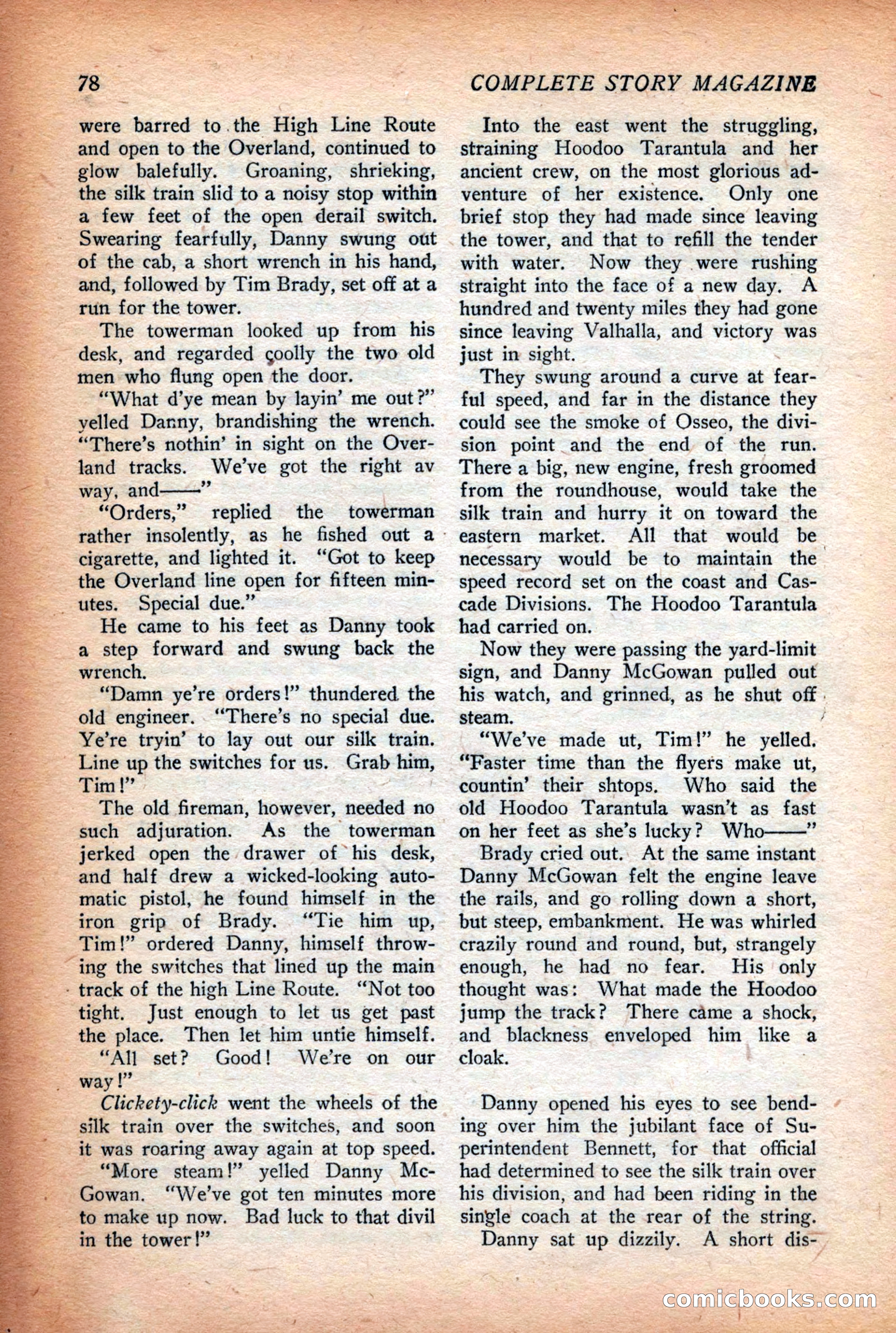 Complete Story Magazine, Vol. 4, No. 2 — page 88 of 170