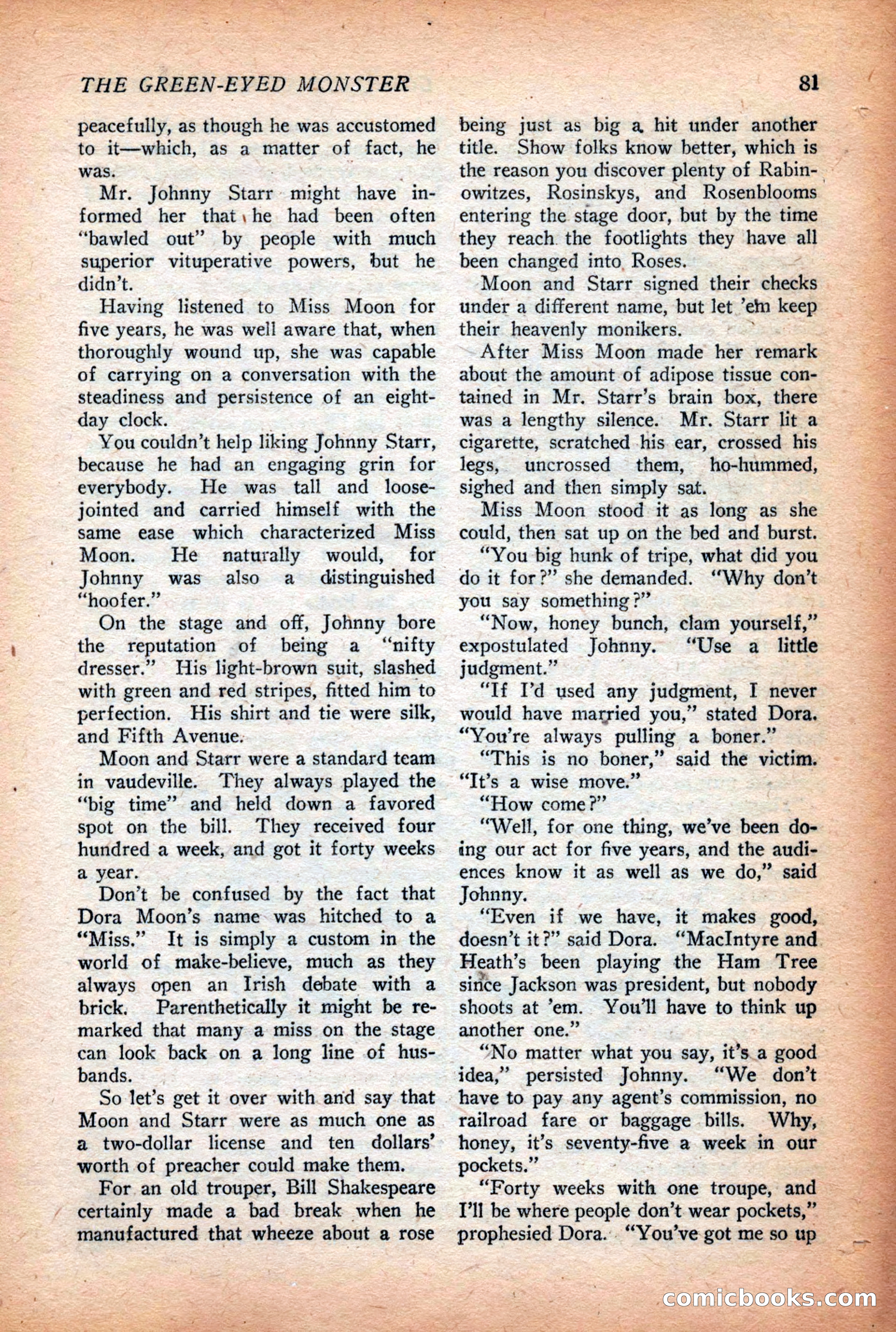 Complete Story Magazine, Vol. 4, No. 2 — page 91 of 170
