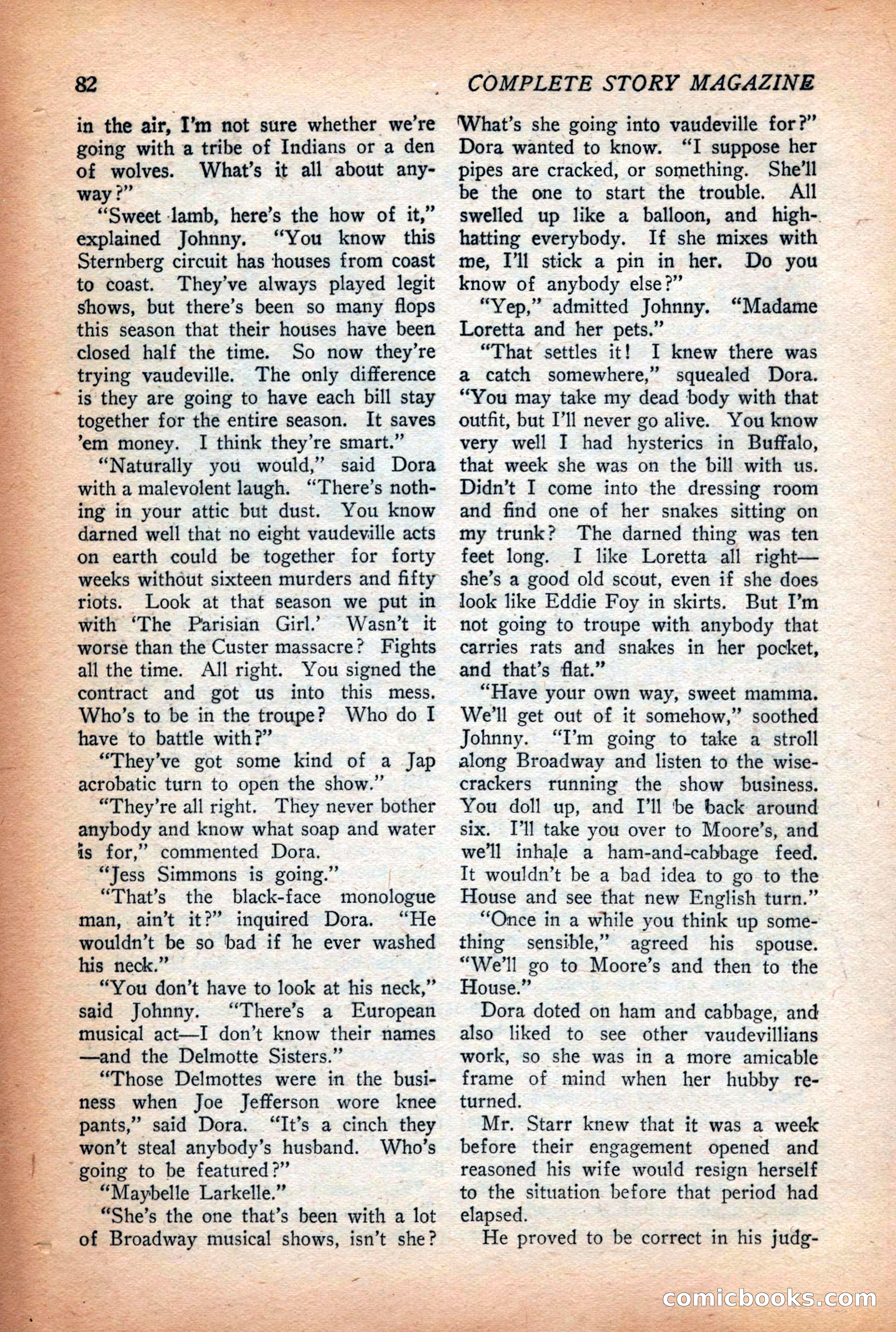 Complete Story Magazine, Vol. 4, No. 2 — page 92 of 170