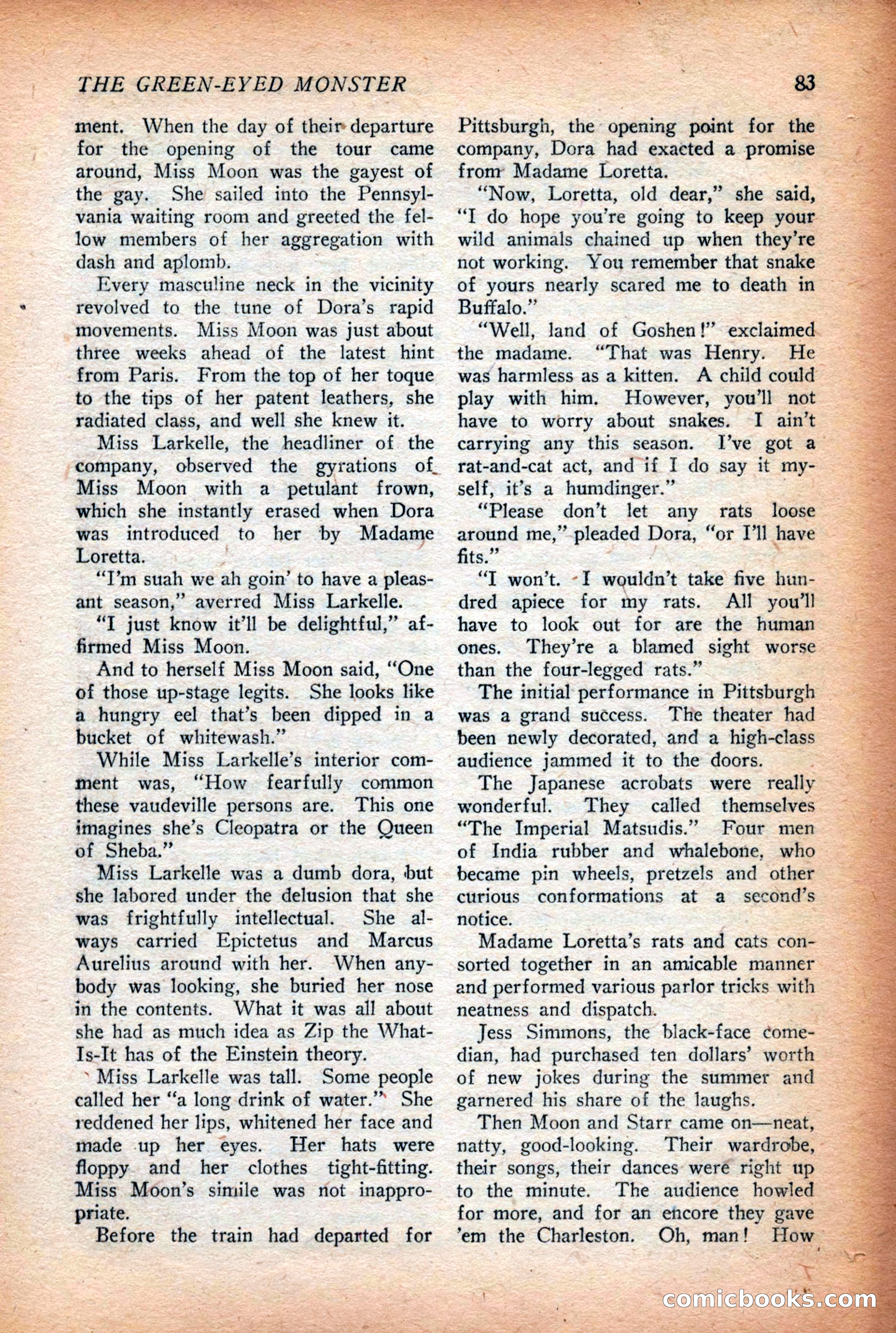 Complete Story Magazine, Vol. 4, No. 2 — page 93 of 170