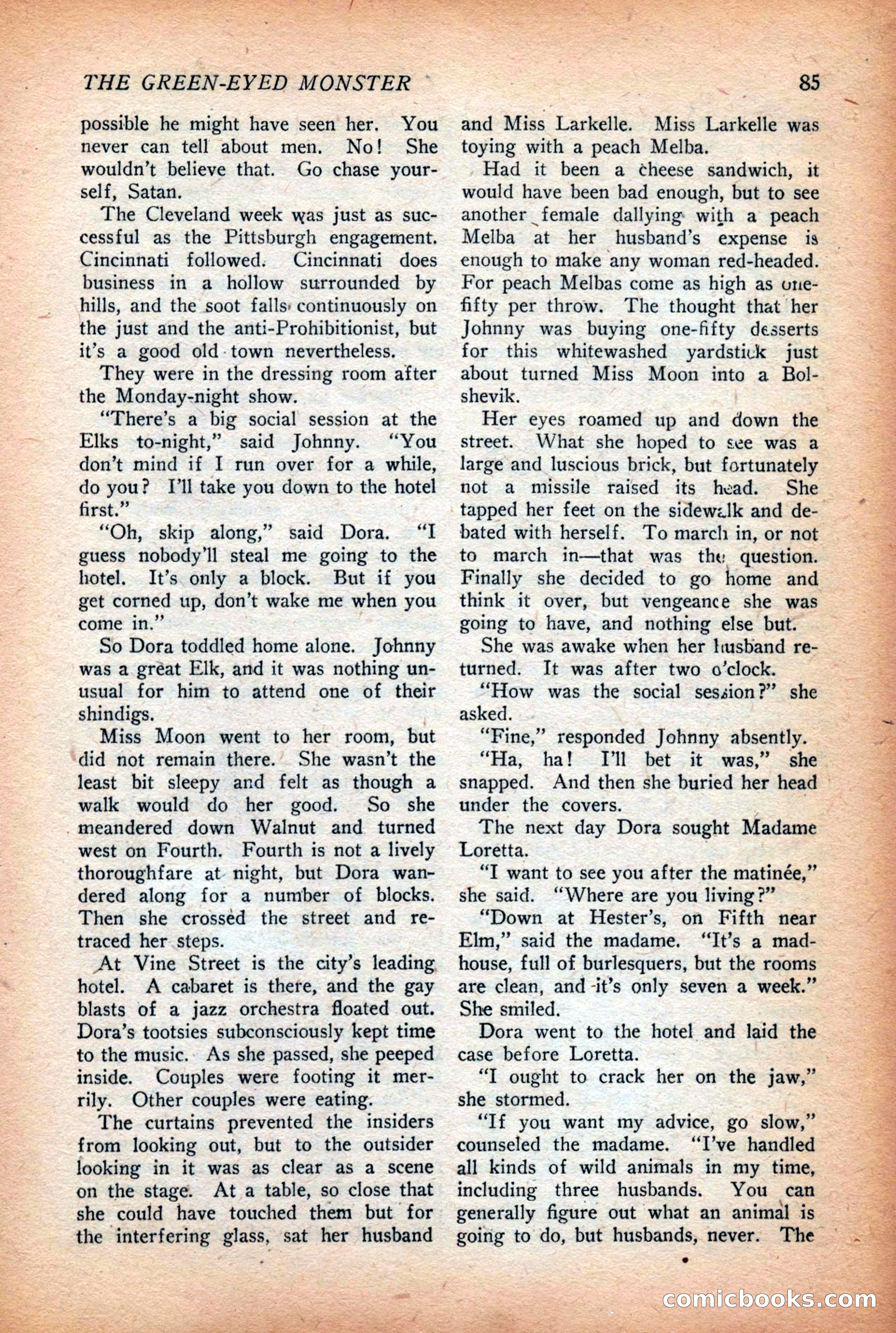 Complete Story Magazine, Vol. 4, No. 2 — page 95 of 170