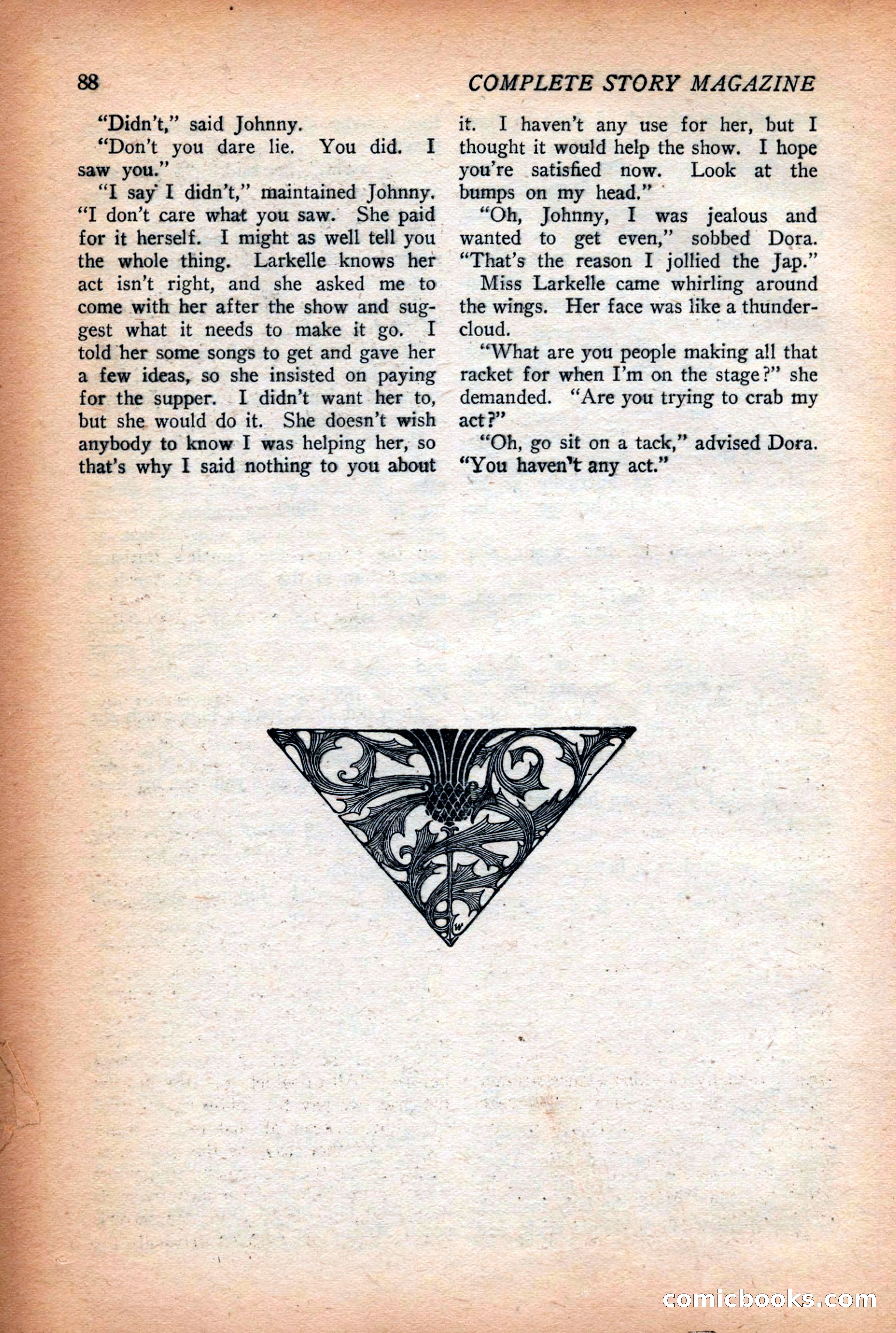 Complete Story Magazine, Vol. 4, No. 2 — page 98 of 170