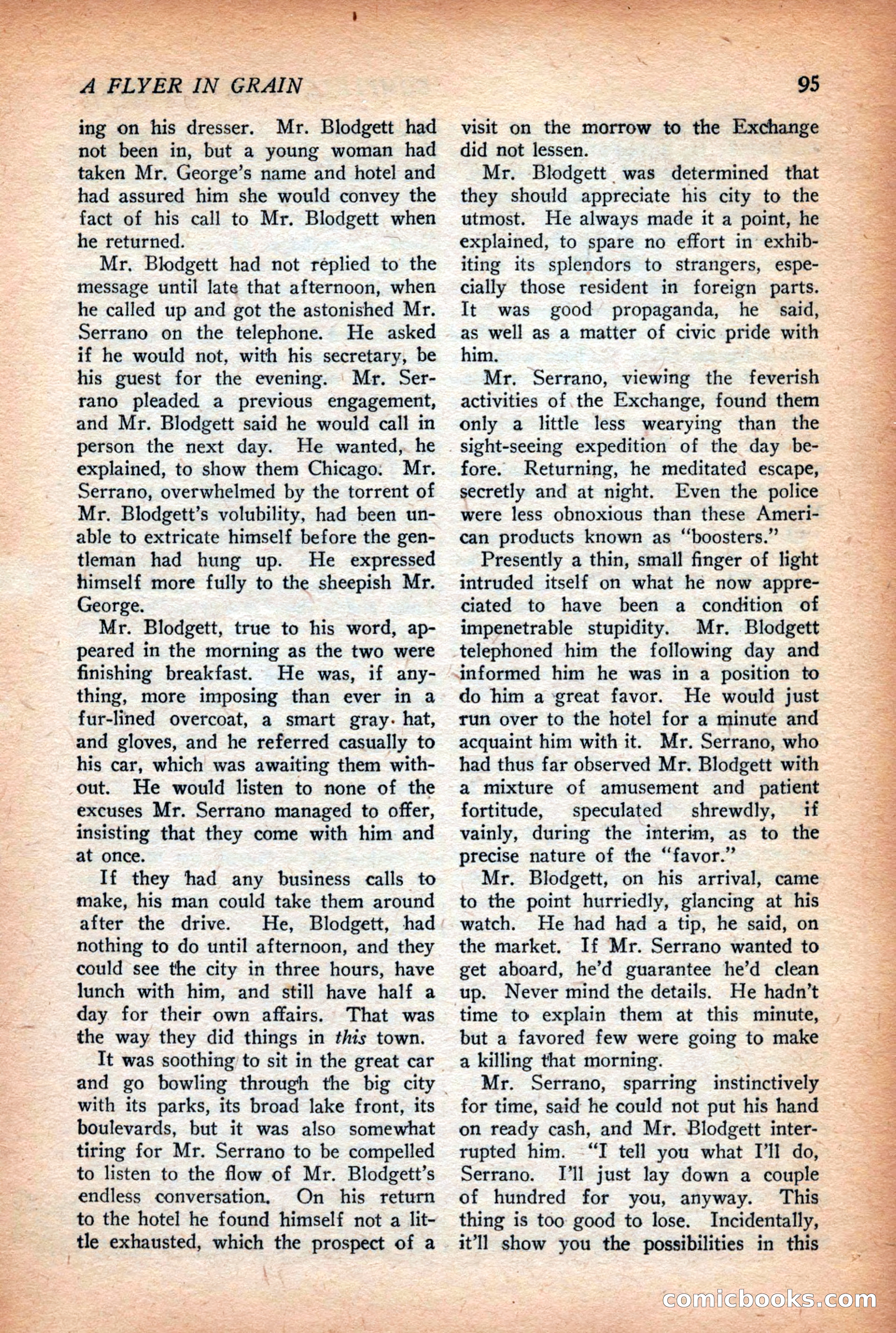 Complete Story Magazine, Vol. 4, No. 2 — page 105 of 170