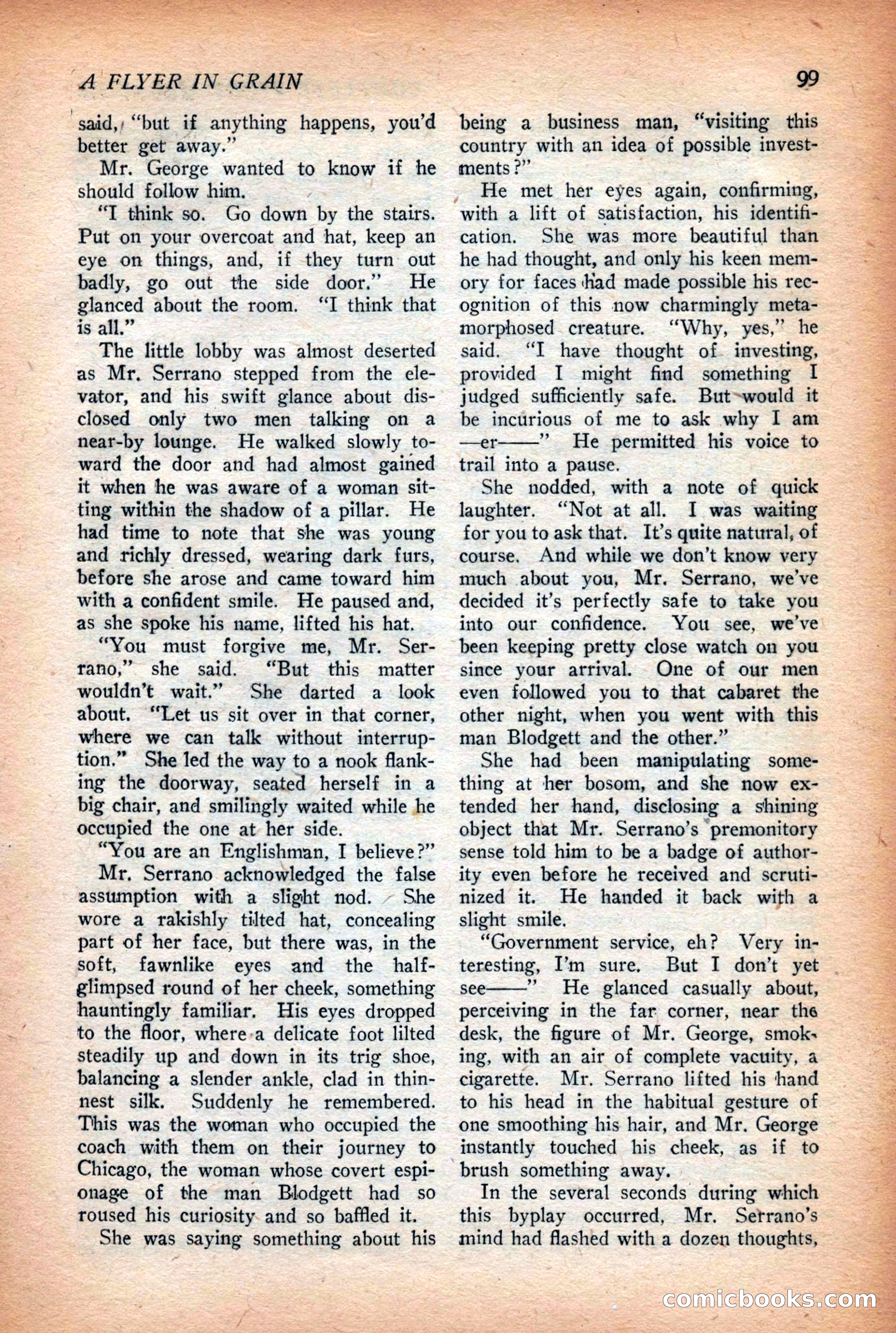 Complete Story Magazine, Vol. 4, No. 2 — page 109 of 170