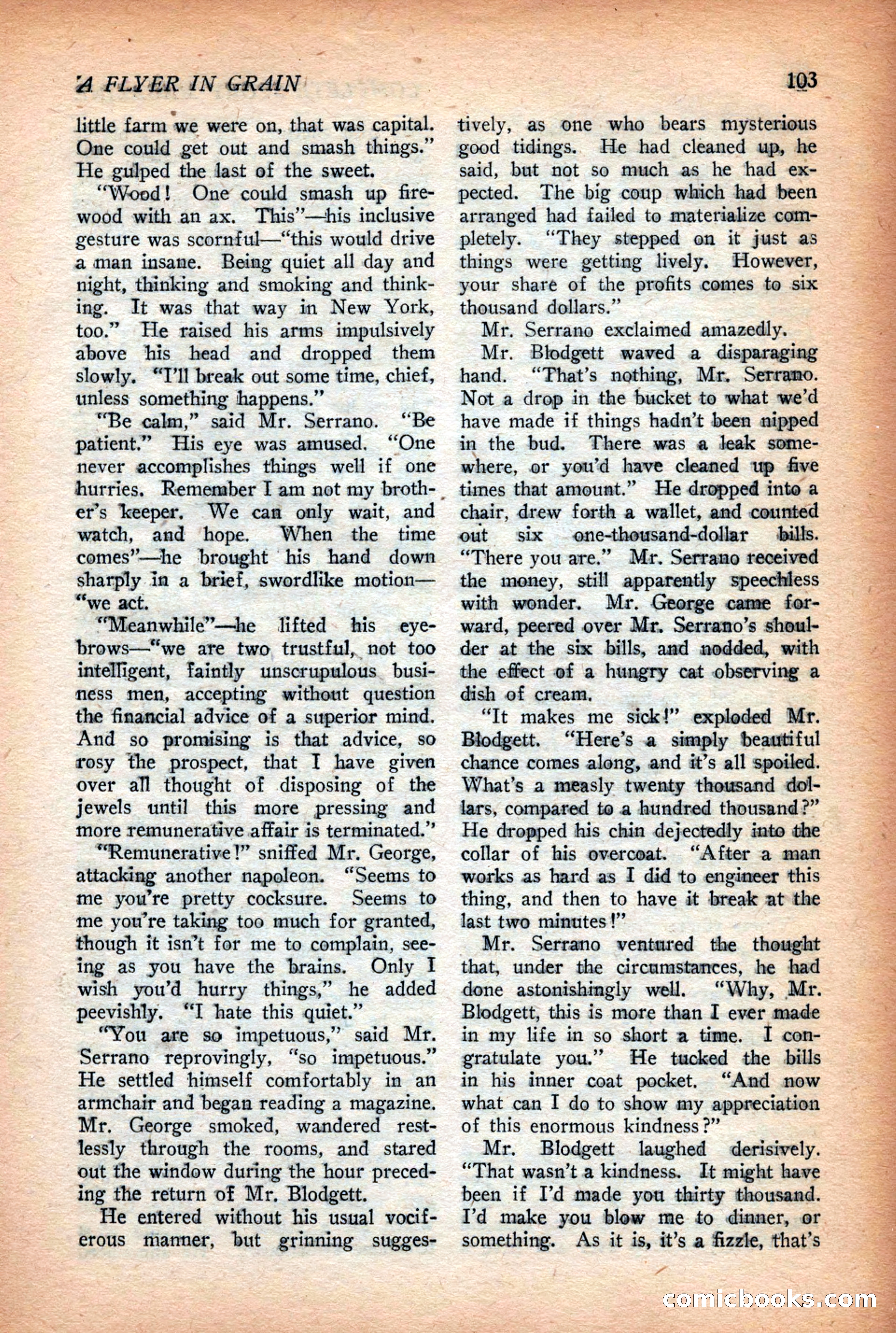 Complete Story Magazine, Vol. 4, No. 2 — page 113 of 170