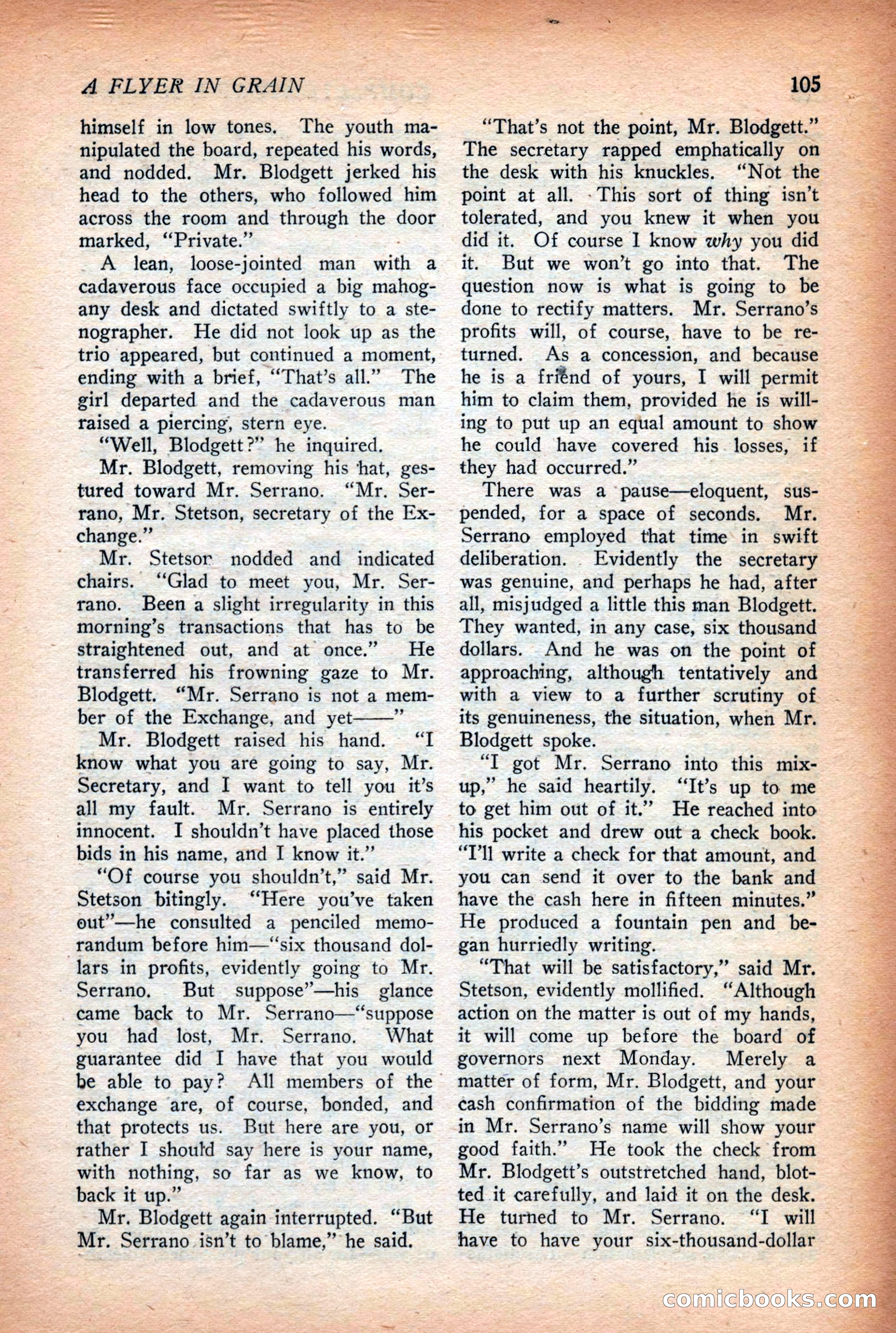 Complete Story Magazine, Vol. 4, No. 2 — page 115 of 170